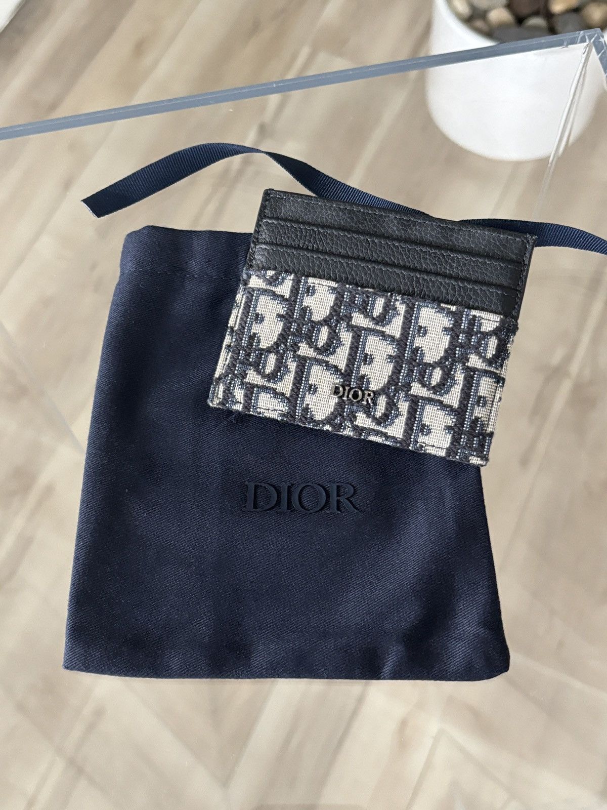 Dior DIOR OBLIQUE CARDHOLDER WALLET Size ONE SIZE - 3 Thumbnail