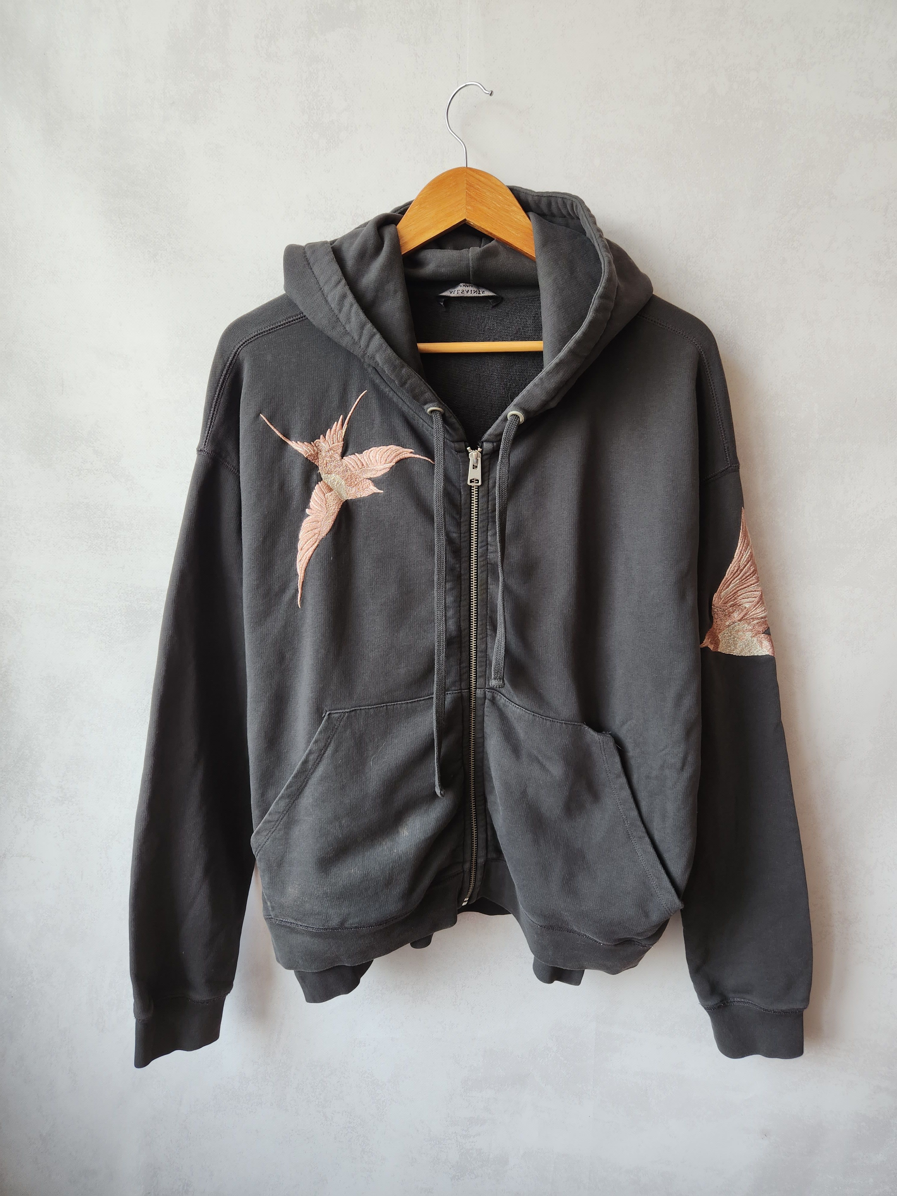 Allsaints Allsaints bird zip up hoody S Size S / US 4 / IT 40 - 1 Thumbnail