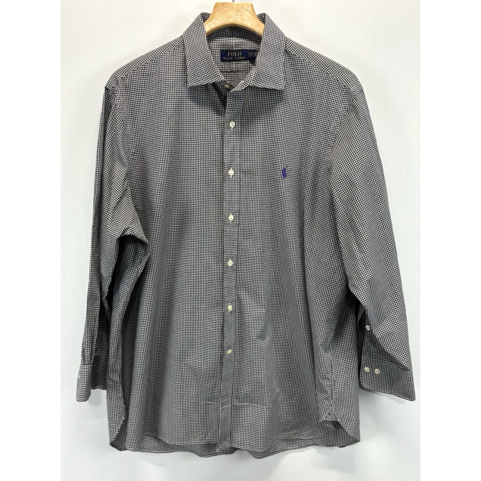 Polo Ralph Lauren **Ralph Lauren Mens Black White Check Button Up Shirt 32/33** User: **Polo Ralph Lauren Mens Black White Check Button Up Shirt 32/33** Size US XXL / EU 58 / 5 - 2 Thumbnail