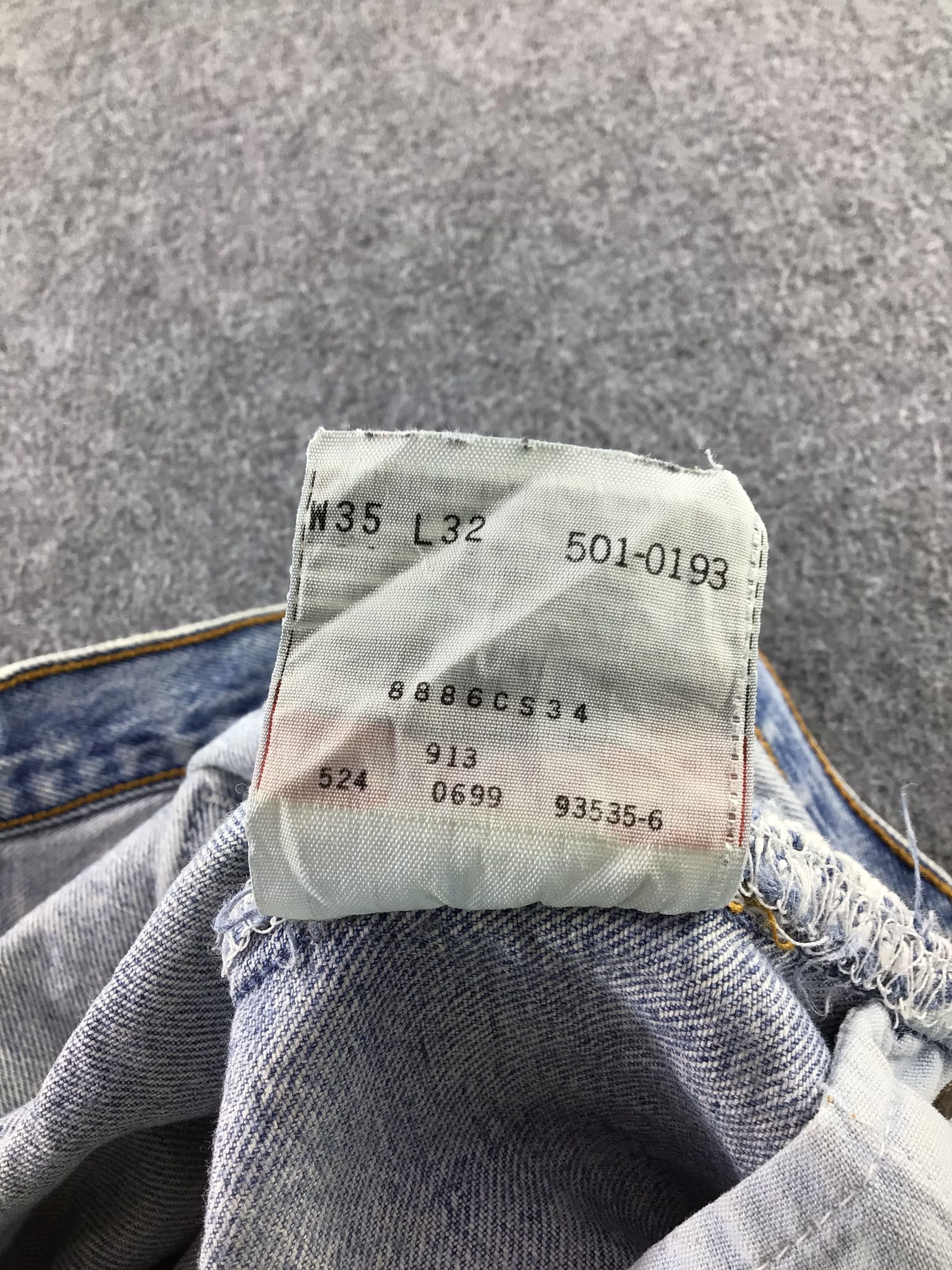 Levi's × Vintage Vintage 90s Levis 501 Jeans-JM346 Size US 35 - 10 Thumbnail