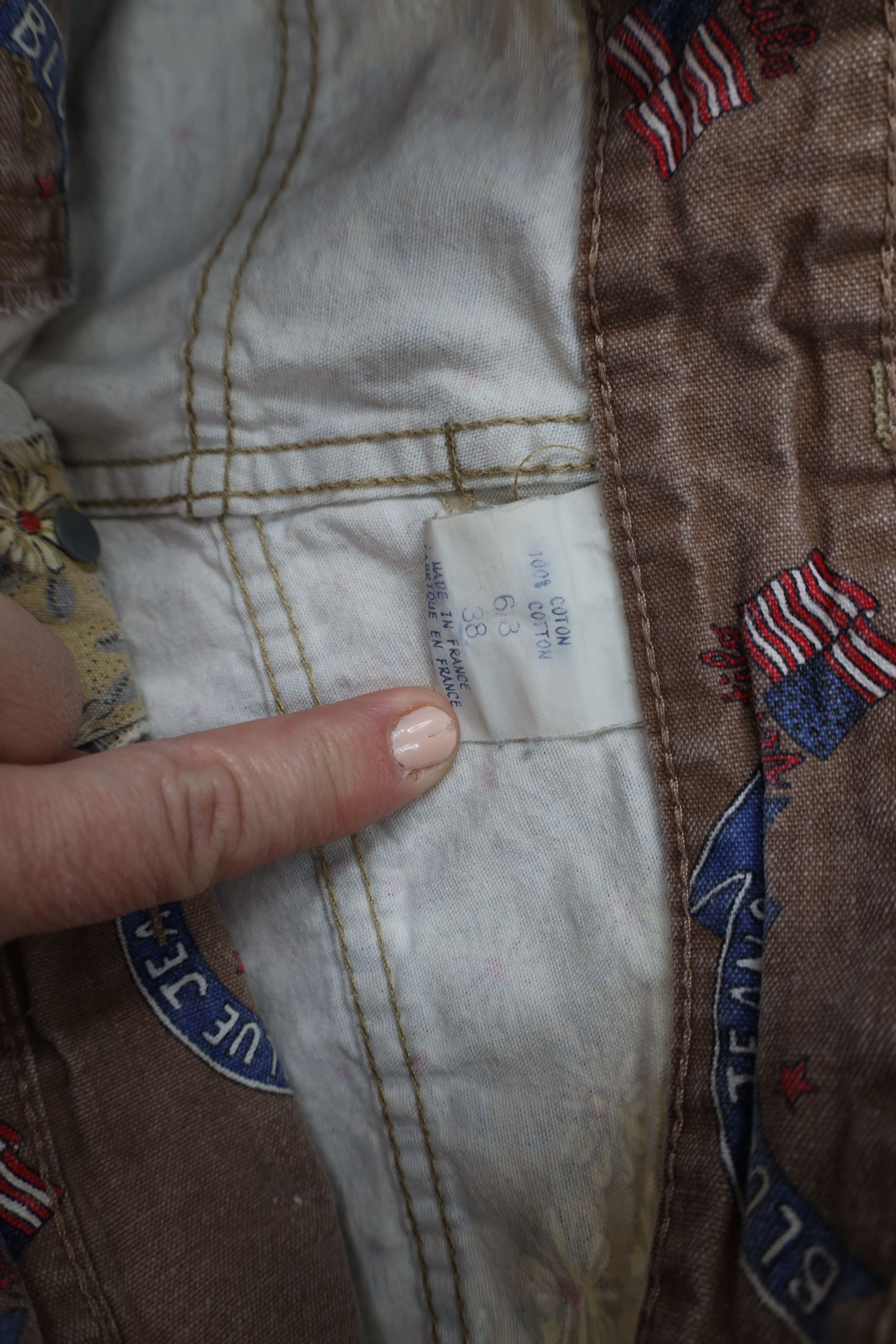 Vintage Vintage 90s Streetwear All Over Print Button Fly Shorts Size 28" / US 6 / IT 42 - 6 Thumbnail