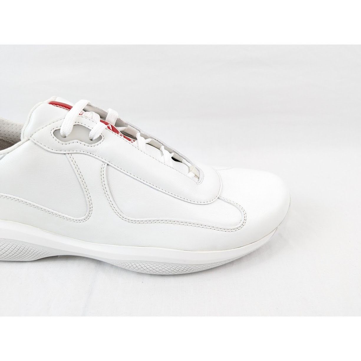 Prada o1rshd1 Cup Low-Top Sneakers in Bianco Size US 10 / EU 43 - 3 Thumbnail