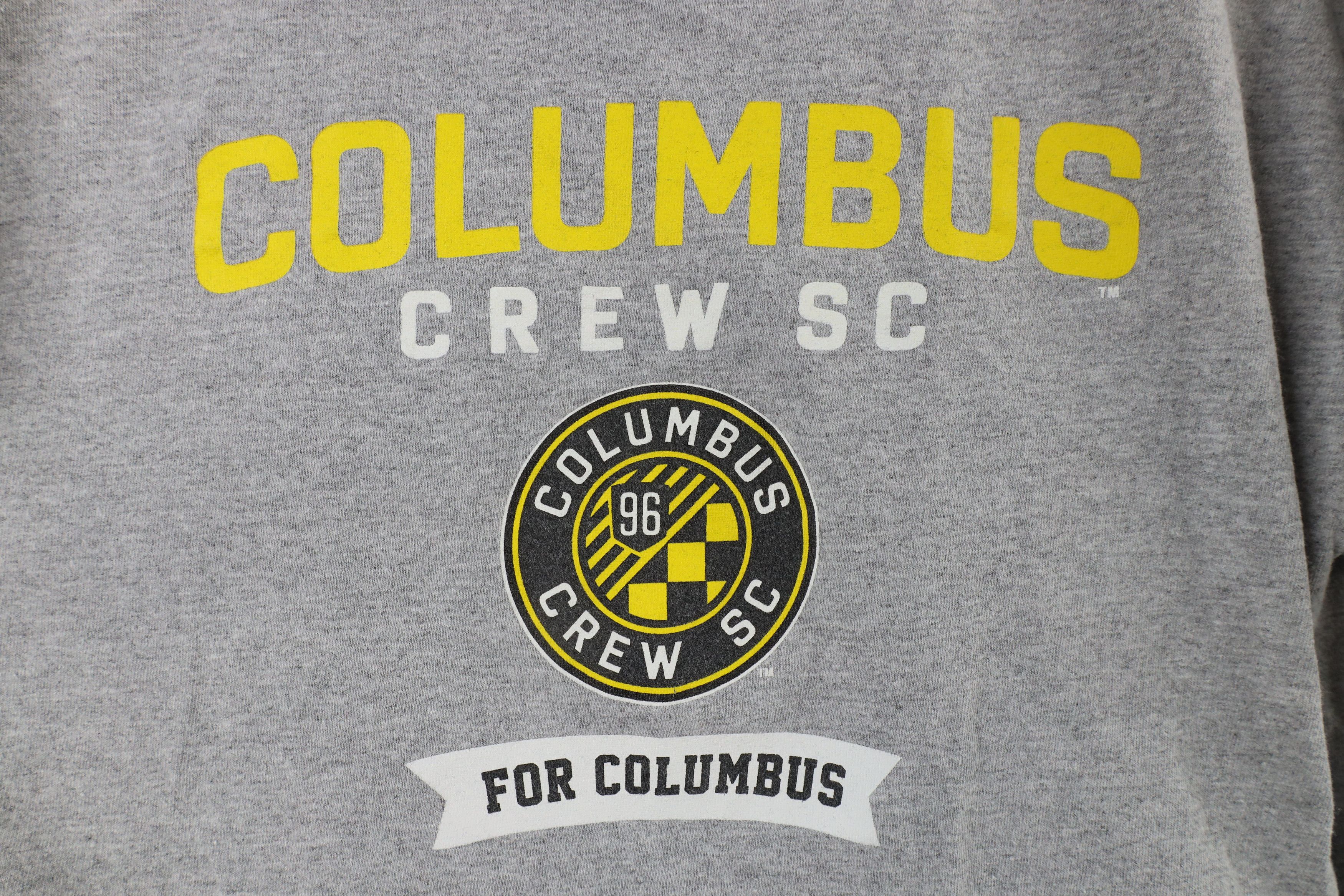 Vintage MLS Soccer Out Columbus Crew SC Short Sleeve T-Shirt Gray Size US M / EU 48-50 / 2 - 4 Thumbnail