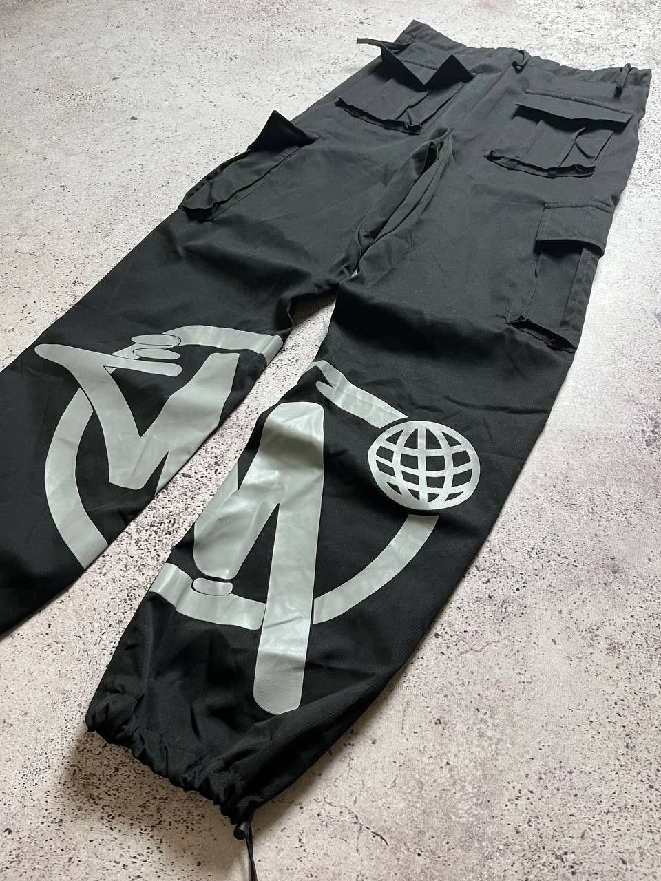 Japanese Brand Minus Two Cargo Pants Y2K Parachutes BBC Style Size US 32 / EU 48 - 8 Thumbnail