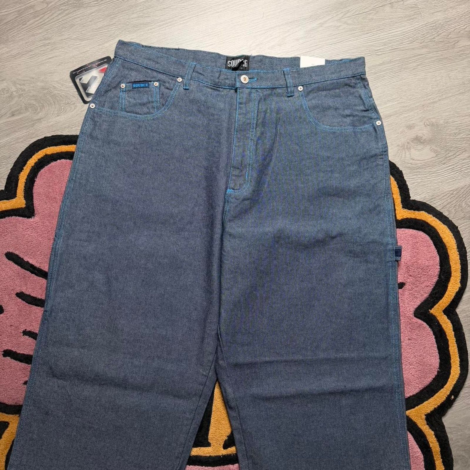 Vintage Vintage Y2K Source Authentic Loose Fit Carpenter Denim Jeans Size US 40 / EU 56 - 4 Thumbnail