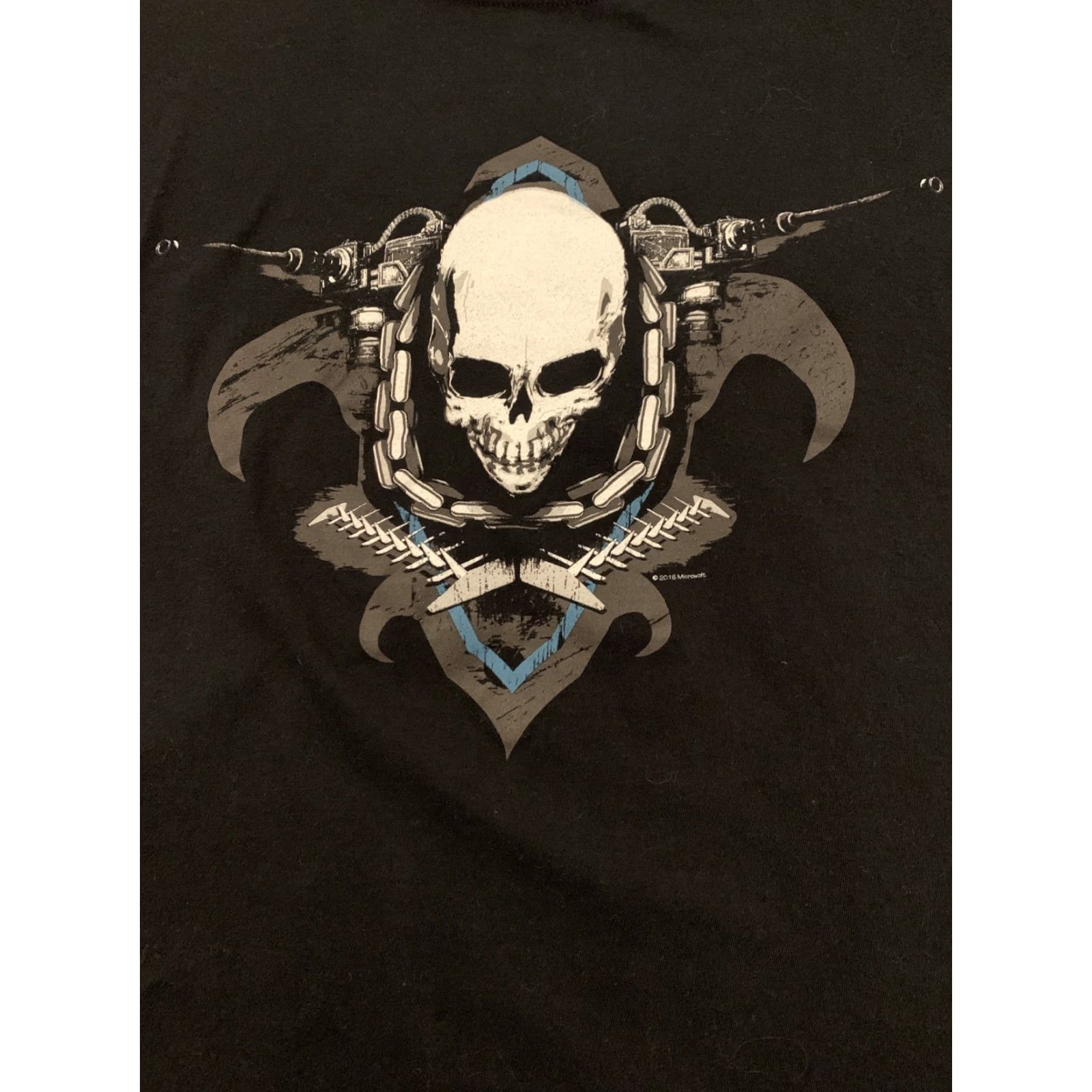 Vintage Microsoft T Shirt Womens Gears Of War 4 Size XL Black Gamer Size L / US 10 / IT 46 - 2 Thumbnail