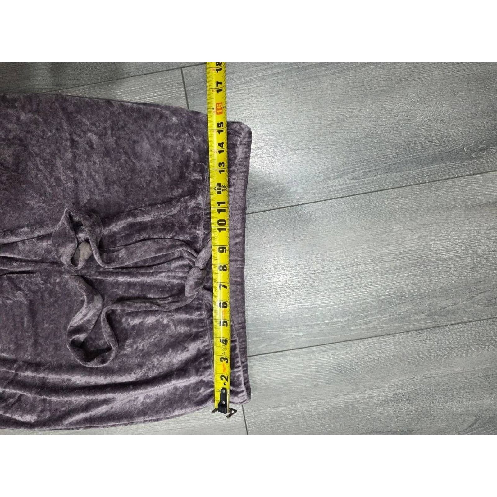 & Other Stories Out from under Velvet Y2K wide leg P Medium A003276 Size 28" / US 6 / IT 42 - 10 Thumbnail