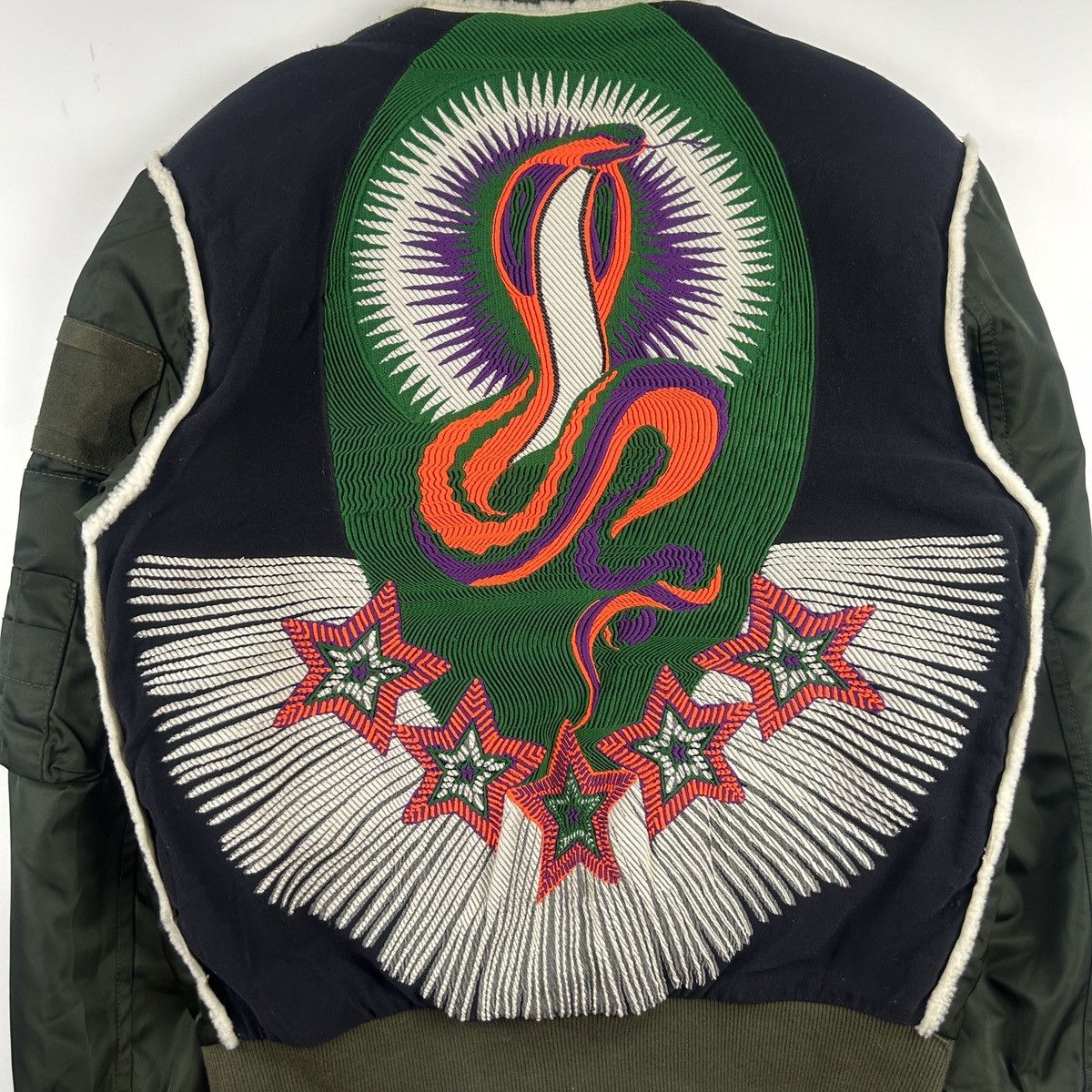 MR & MRS ITALY Mr & Mrs Italy Embroidered Shell Bomber Jacket Size M / US 6-8 / IT 42-44 - 10 Thumbnail