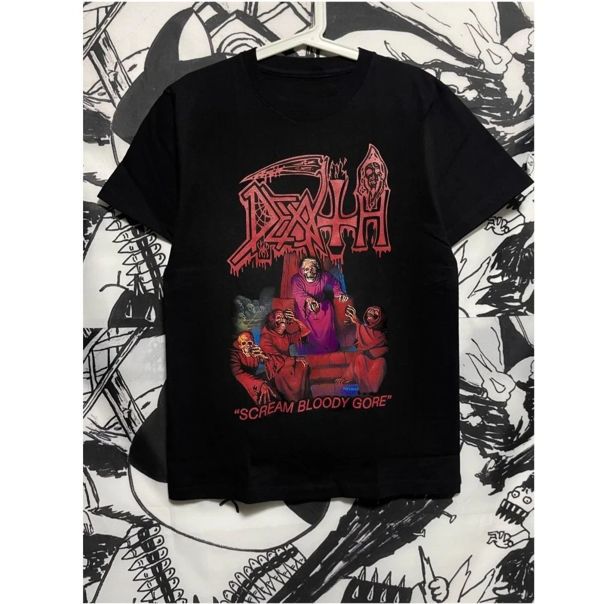 Vintage Vintage 90s T-Shirt Size US XL / EU 56 / 4 - 1 Thumbnail