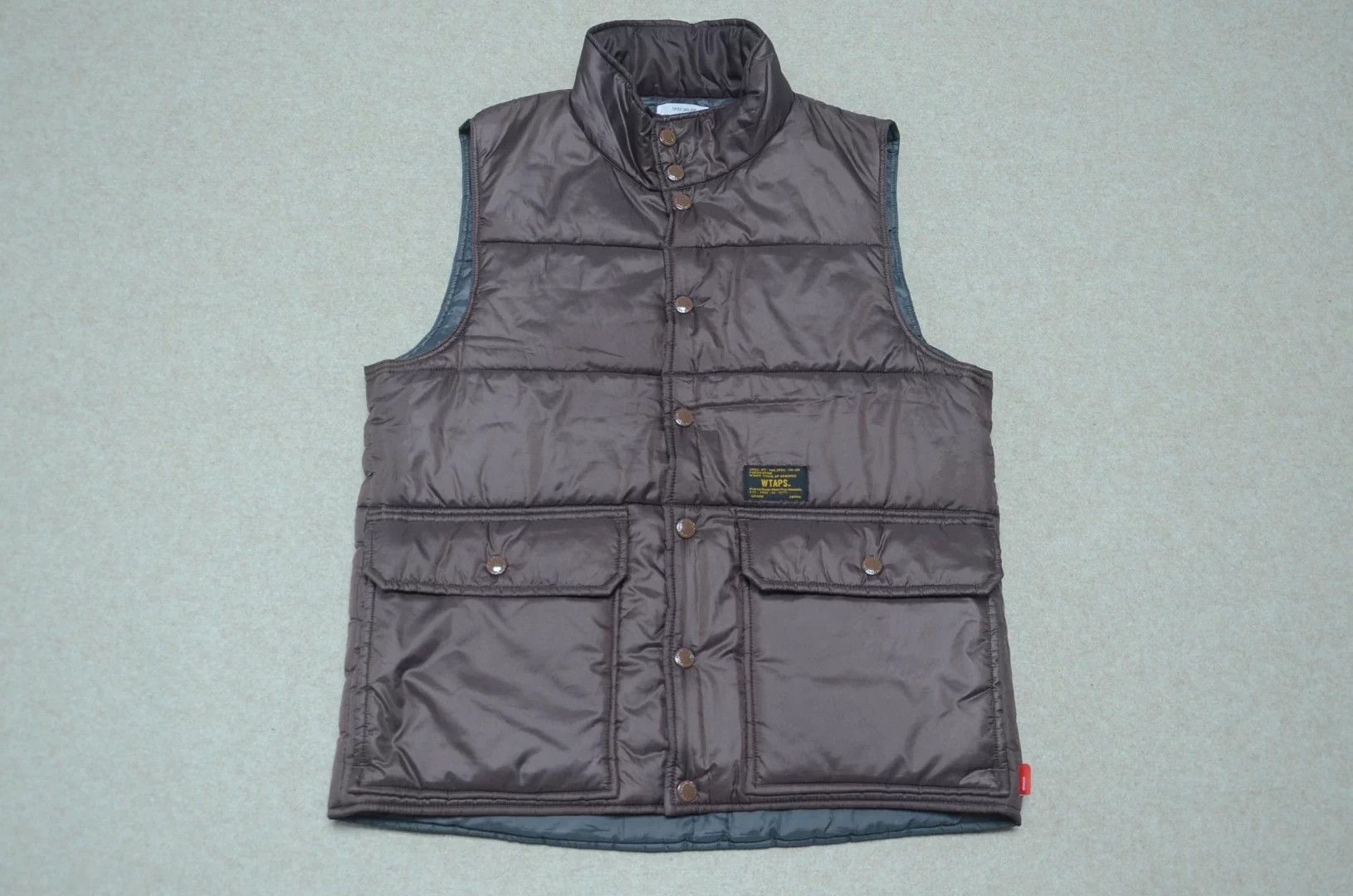 Wtaps WTAPS x Packer burgundy down vest Size US S / EU 44-46 / 1 - 1 Thumbnail