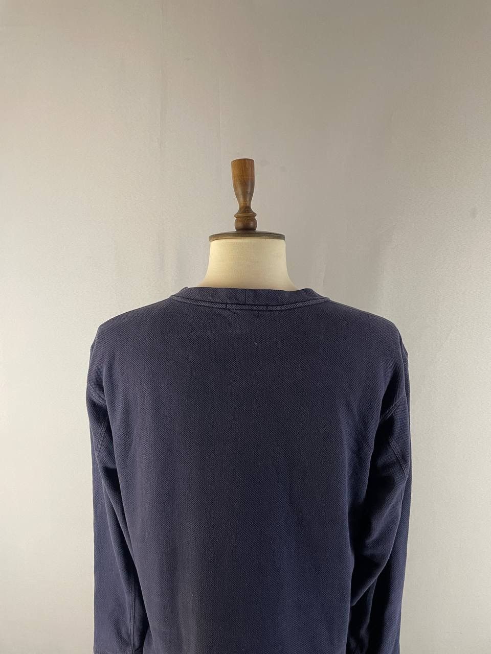 Stone Island Stone Island Sweatshirt Crewneck Navy Vintage 1990s Size US L / EU 52-54 / 3 - 8 Thumbnail