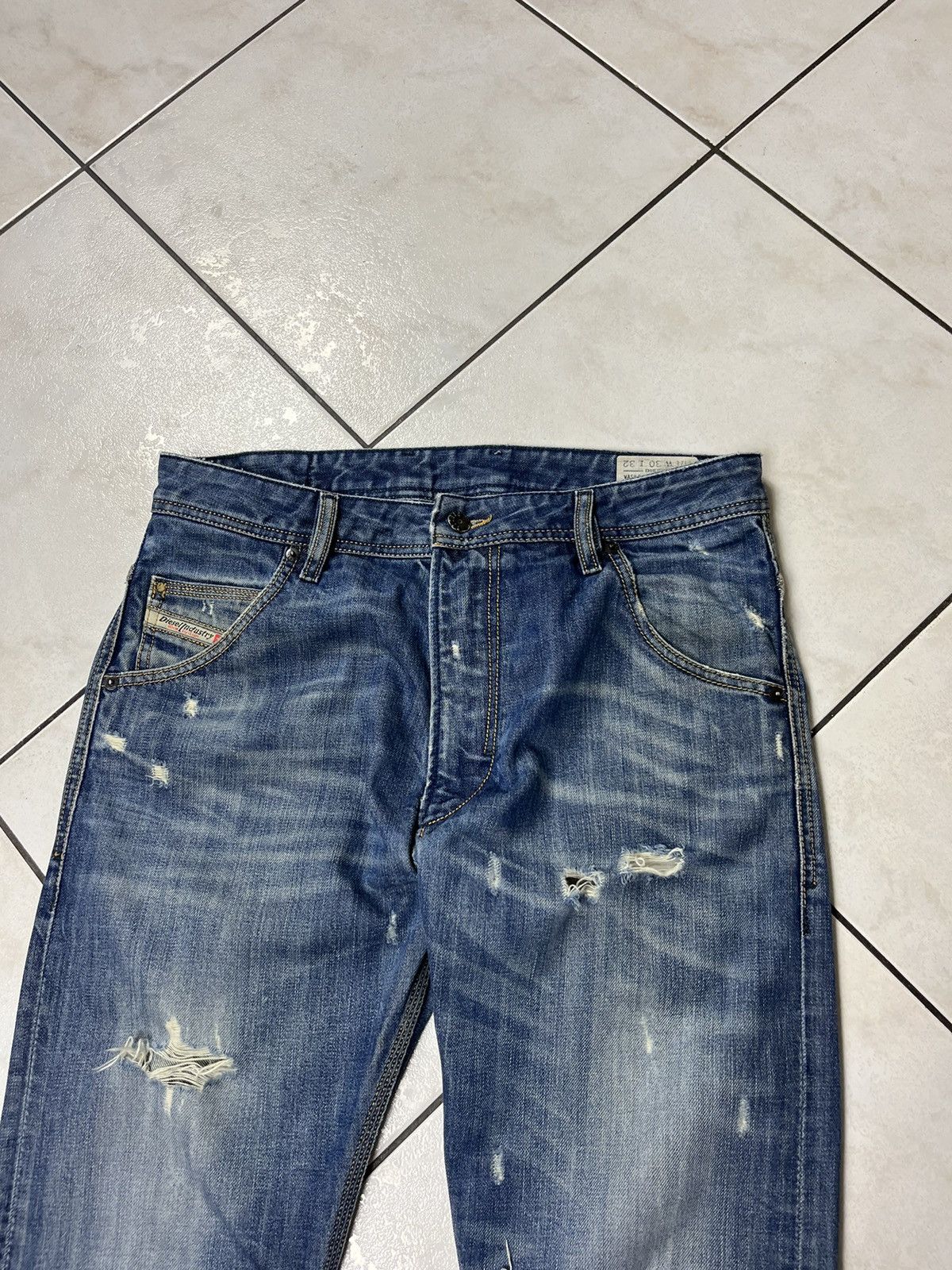 Diesel × Vintage Vintage Diesel krooley y2k distressed denim jeans pants Size US 30 / EU 46 - 3 Thumbnail