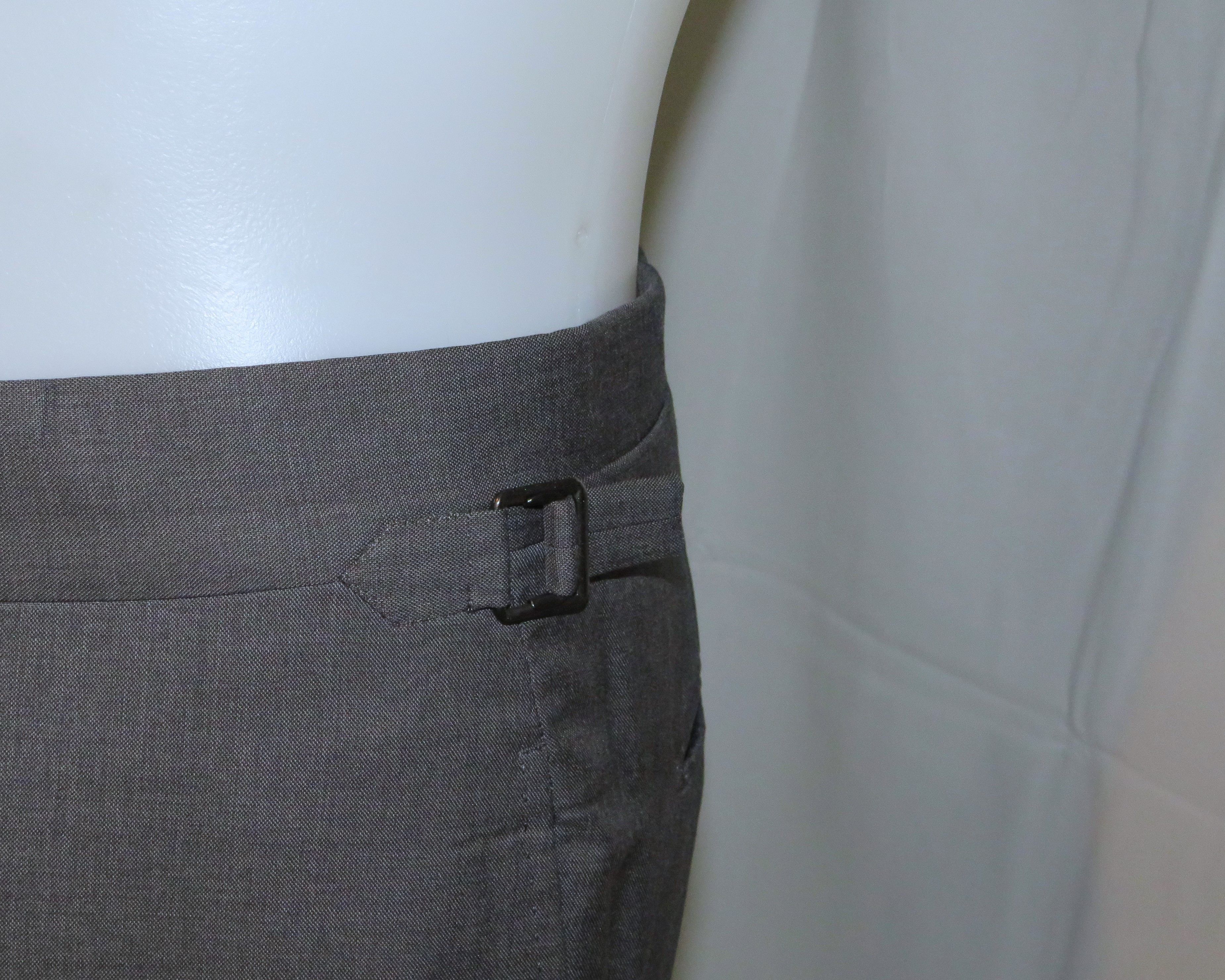 Tom Ford Shelton Current Silk Blend Solid Gray Two Button Suit 38R Size 38R - 15 Thumbnail