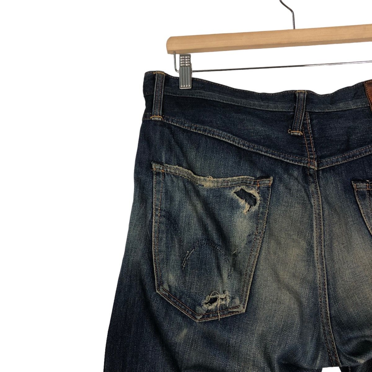 Edwin 🔥Vintage Edwin Denim Jeans Japan Issey Miyake Size US 34 / EU 50 - 20 Thumbnail