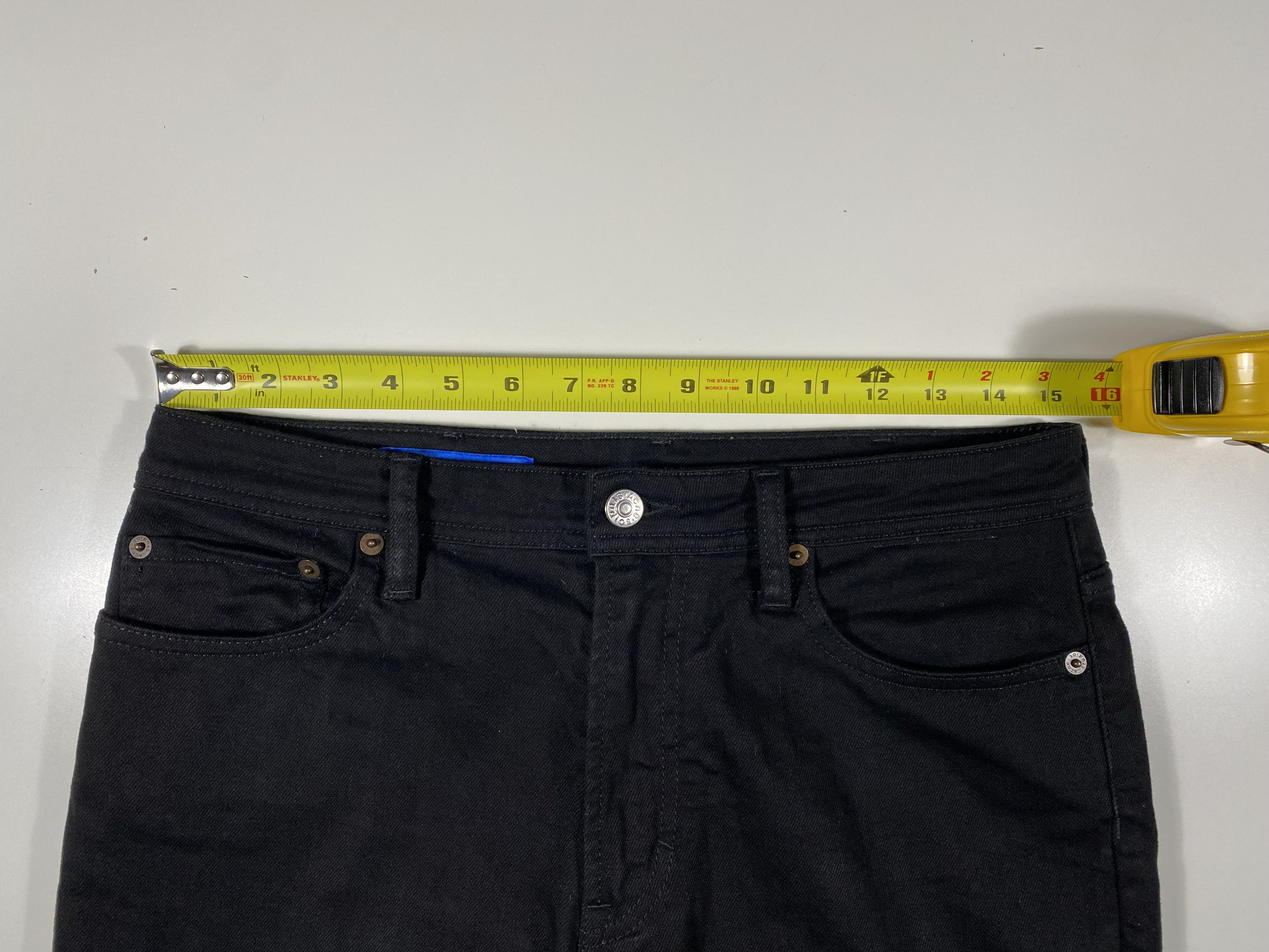 Acne Studios Acne Studios Blå Konst South Stay Black Slim Jeans 30x31.5 Size US 30 / EU 46 - 7 Thumbnail