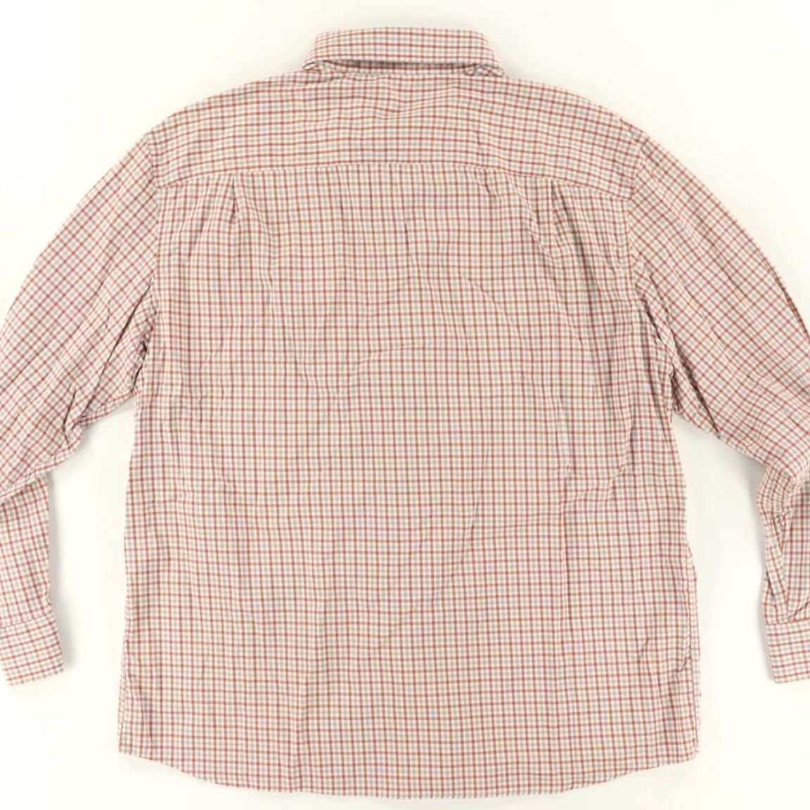 Orvis Orvis Active Fit Nylon Gingham Button Down Shirt White Men XL Size US XL / EU 56 / 4 - 4 Thumbnail