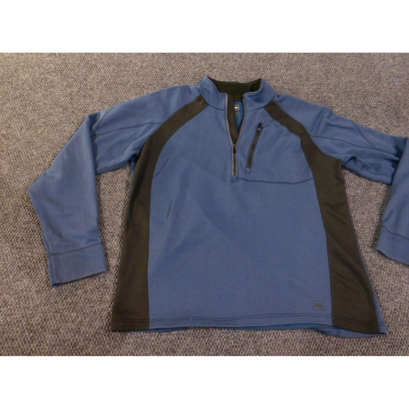 Under Armour Under Armour Mens XL Blue 1/4 Zip Pullover Sweatshirt Knit Zip Logo Size US XL / EU 56 / 4 - 2 Thumbnail