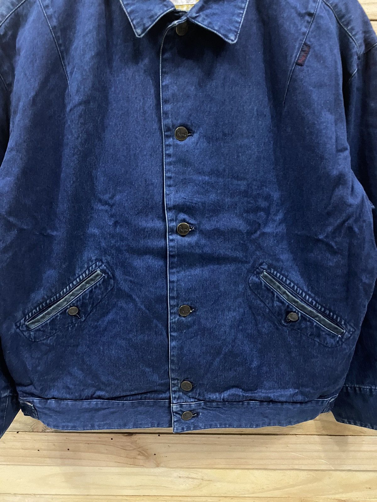 Japanese Brand Vintage papas denim jacket Size US L / EU 52-54 / 3 - 3 Thumbnail