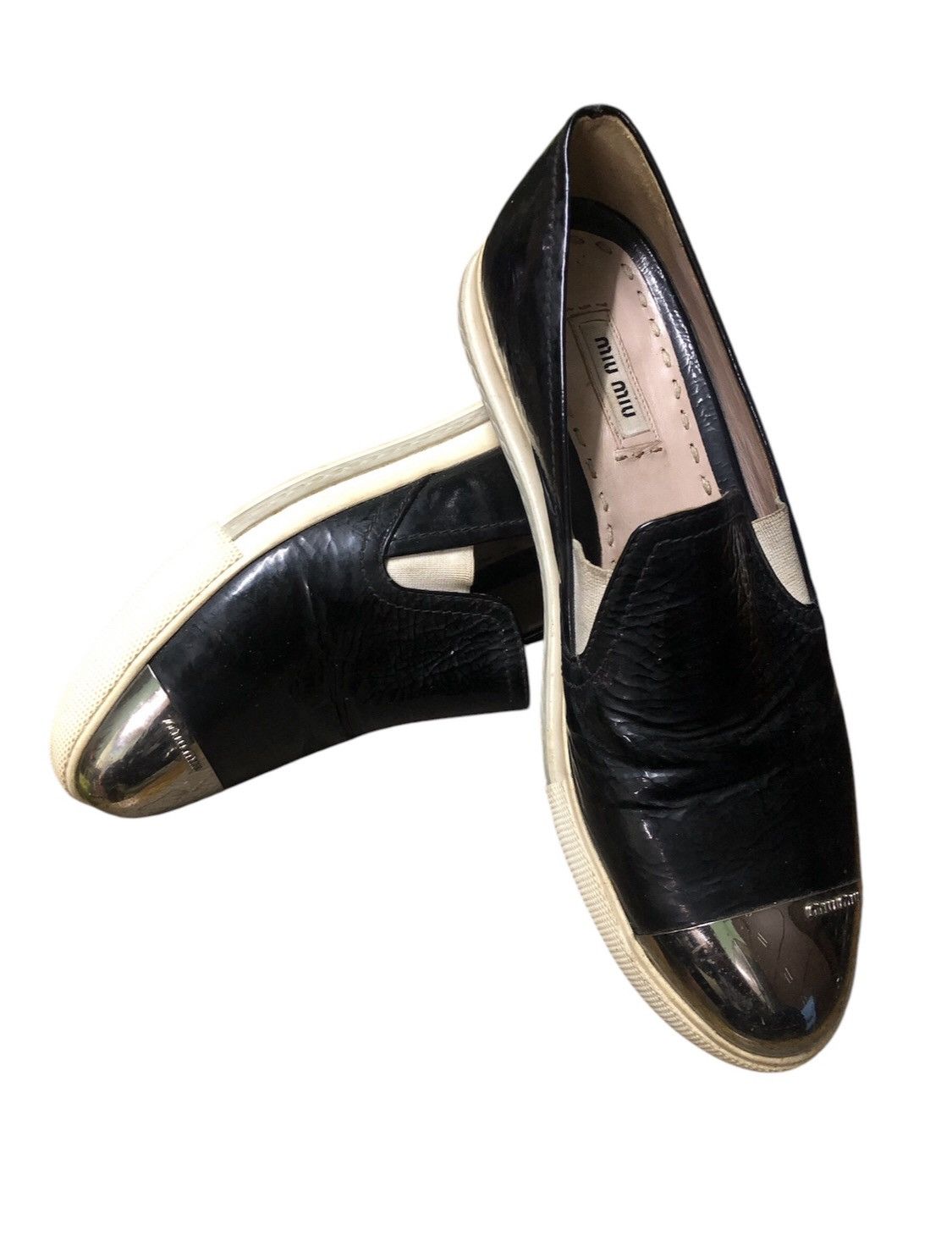 Issey Miyake × Miu Miu VINTAGE MIU MIU SHOES JAPANESE DESIGNER Size US 8.5 / IT 38.5 - 2 Thumbnail