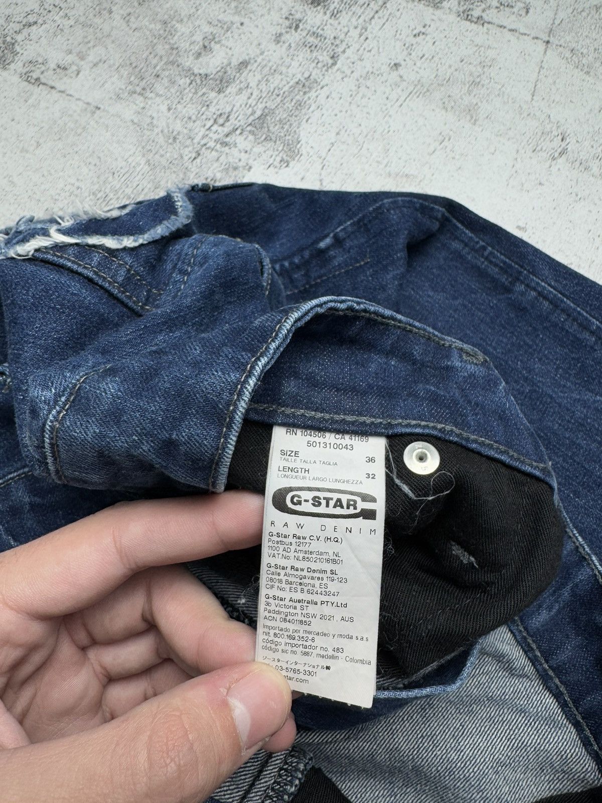 G-Star G-Star Loose Tapered Big Logo GS01 Embro Jeans Pants Bottoms Size US 36 / EU 52 - 17 Thumbnail