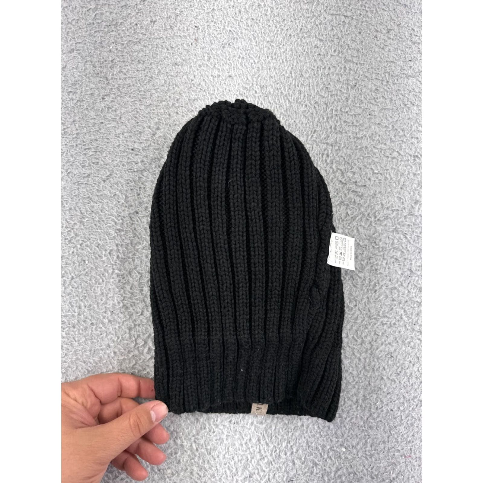 Vintage Furtalk Beanie Toque Womens One Size Black Knit 100% Acrylic Ski Warm Snowboard Hat/Cap Winter Fall Spring Womens Beanie Size ONE SIZE - 5 Thumbnail