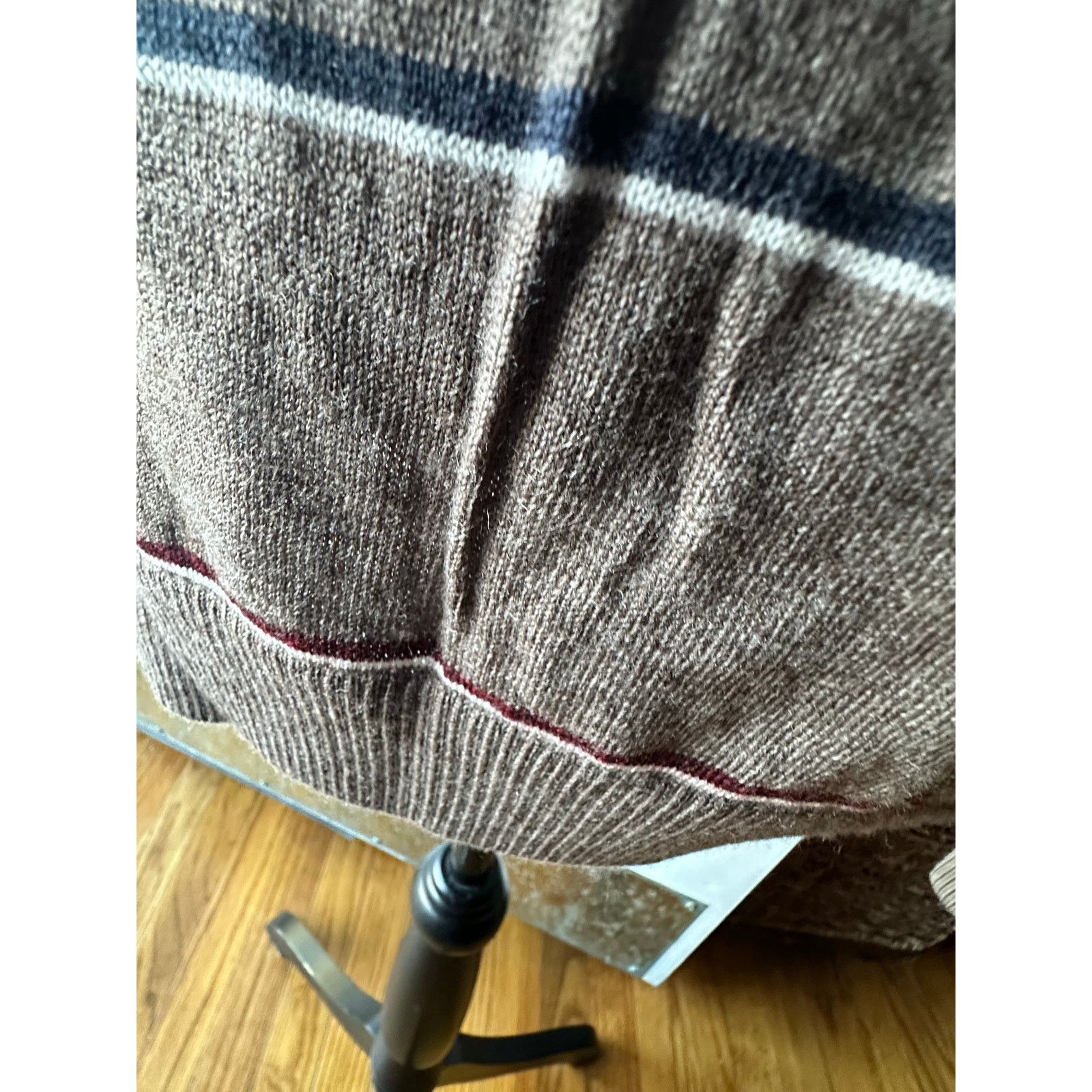 Banana Republic Banana Republic Men’s Striped Merino Wool Sweater Size US L / EU 52-54 / 3 - 3 Thumbnail