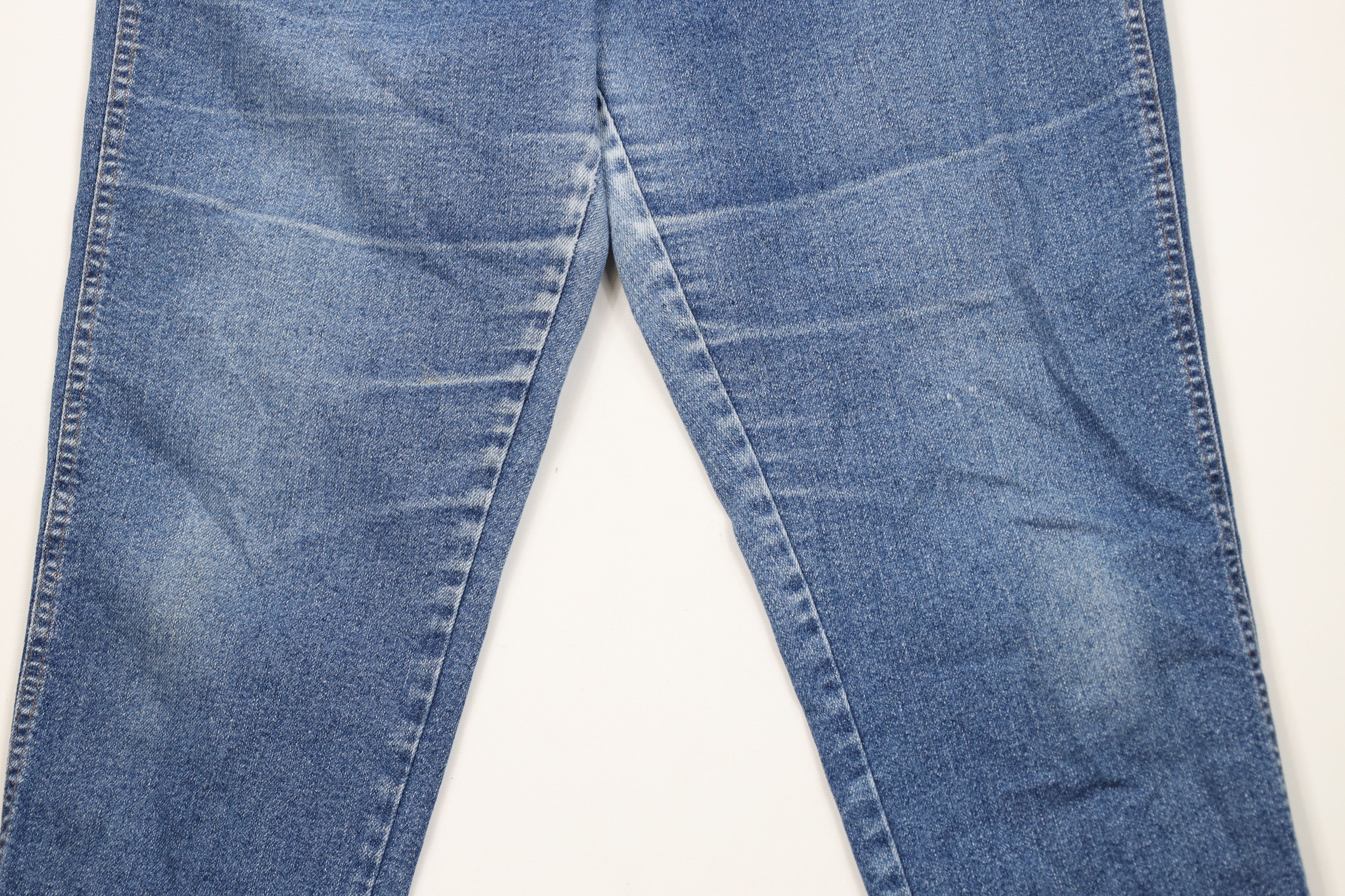 Vintage Vintage 90s Streetwear Tapered Leg Denim Jeans Blue USA Size 42" / US 20 - 3 Thumbnail