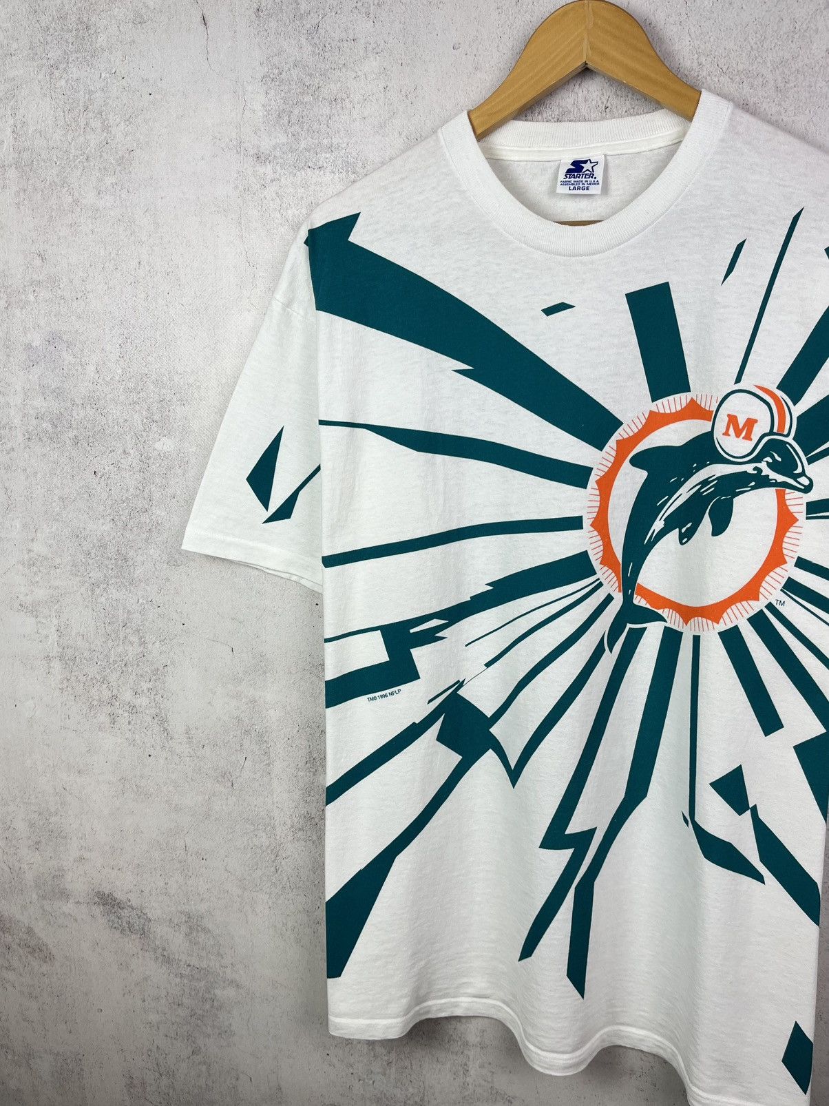 Starter Vintage Starter Miami Dolphins 1996 NFL Shirt Made in USA Size US L / EU 52-54 / 3 - 2 Thumbnail