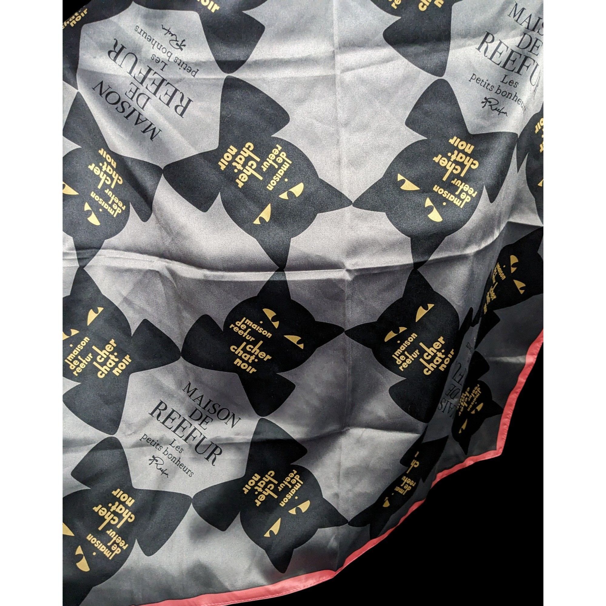 Other Maison De Reefur Dear Black Cat Little Joys Scarf Size ONE SIZE - 2 Thumbnail