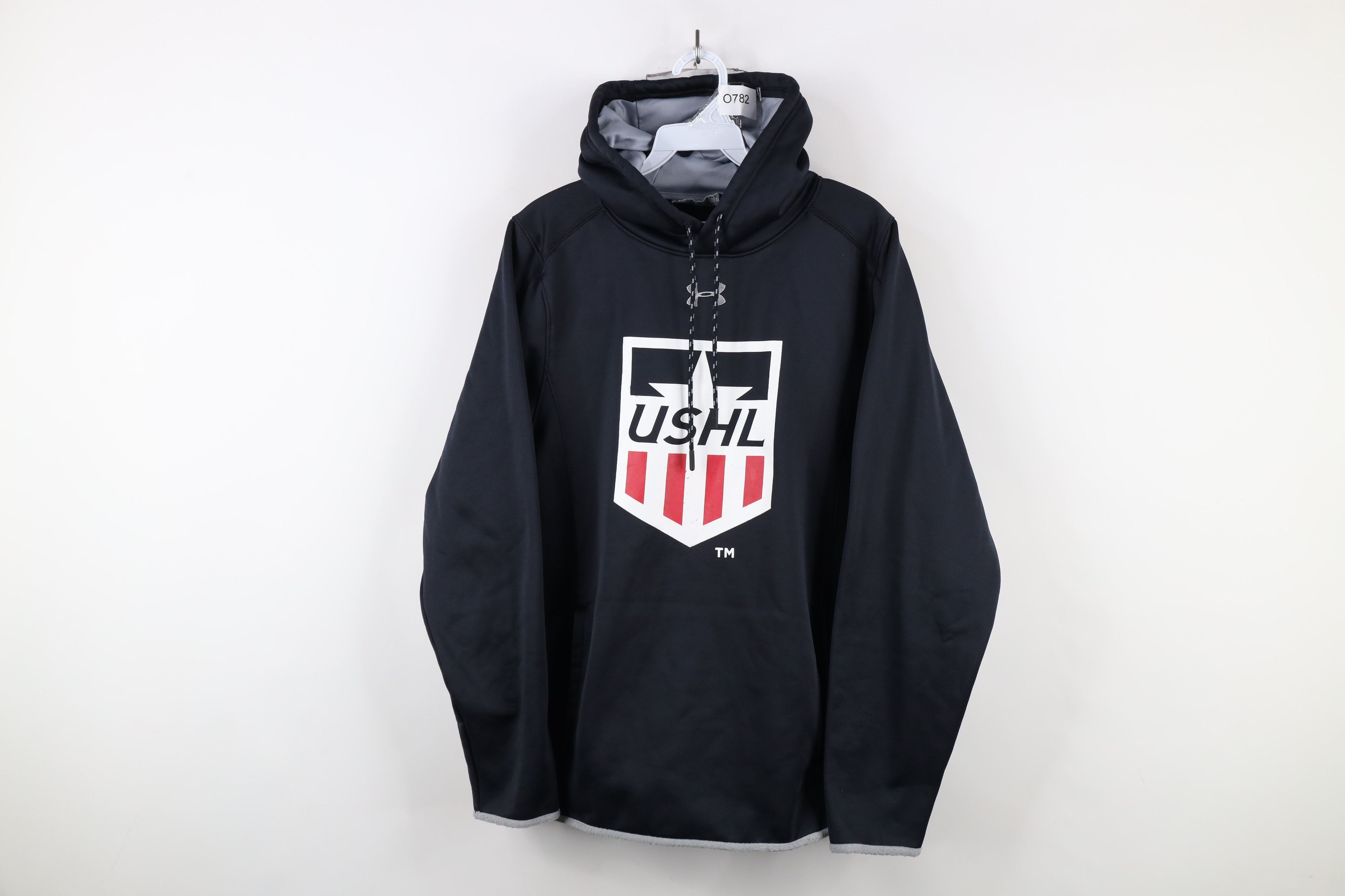Under Armour × Vintage Under Armour USHL United States Hockey League Hoodie Black Size US S / EU 44-46 / 1 - 1 Thumbnail