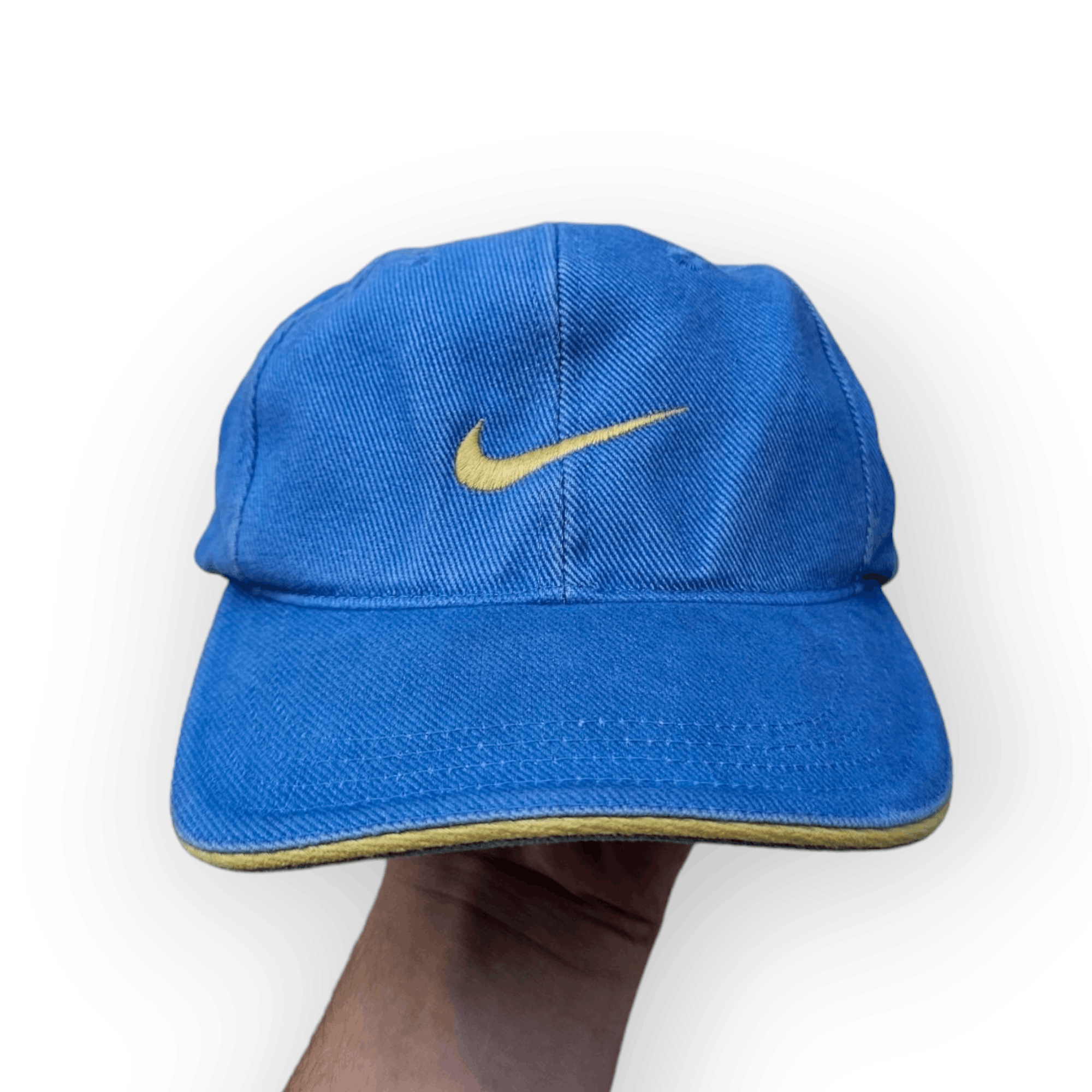 Nike × Vintage Nike Light Blue Logo Hat Size ONE SIZE - 1 Thumbnail