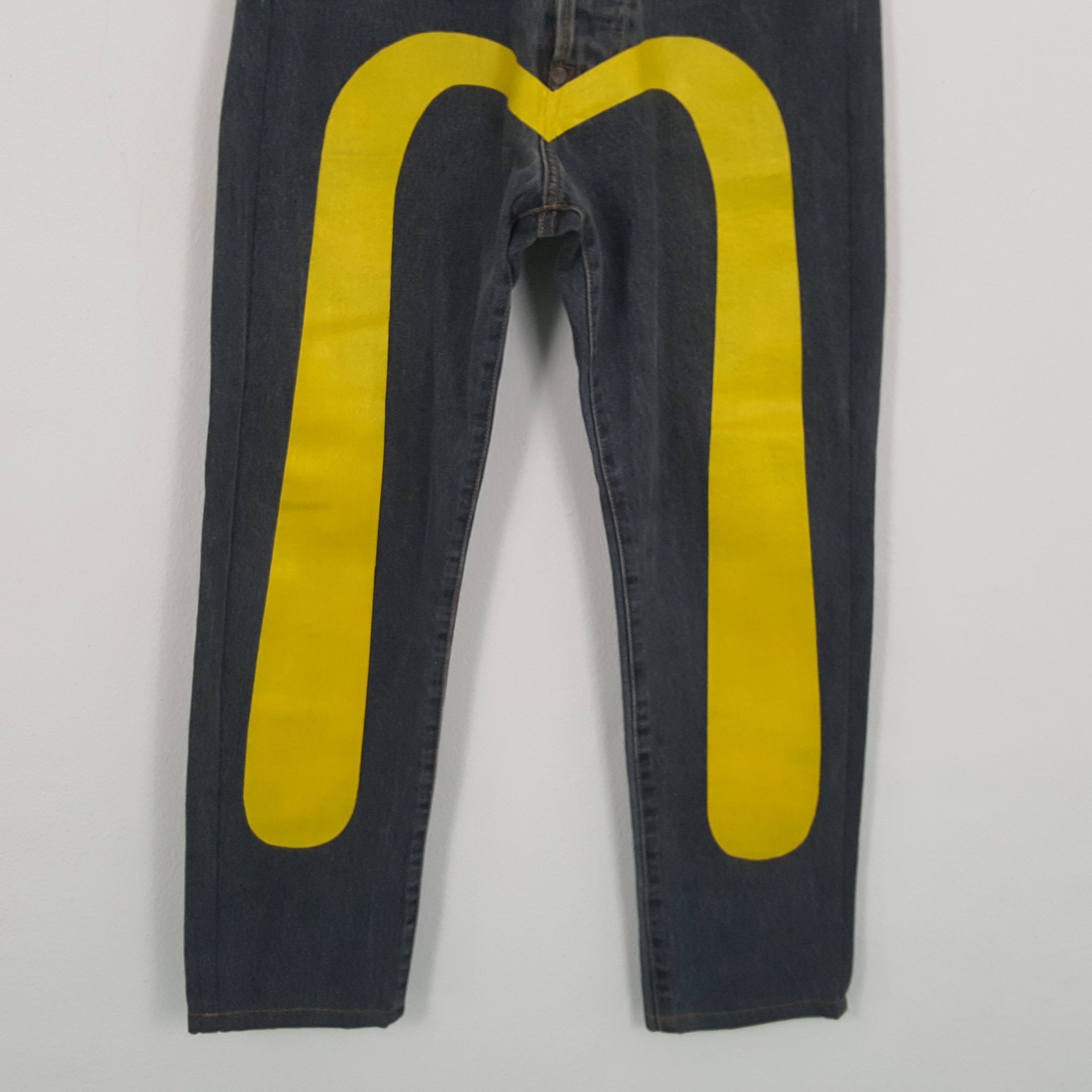 Japanese Brand × Vintage EVISU Japanese Brand Streetwear Custom Daicock Jeans Size US 33 - 3 Thumbnail