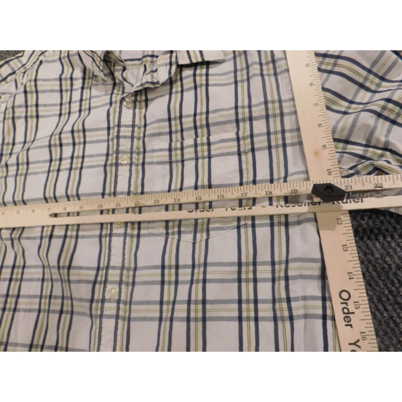 Old Navy Old Navy Shirt Men's Large White Button-Down Knit Long Sleeve Collared Slim Pocketed Regular Button-Up Size US L / EU 52-54 / 3 - 6 Thumbnail