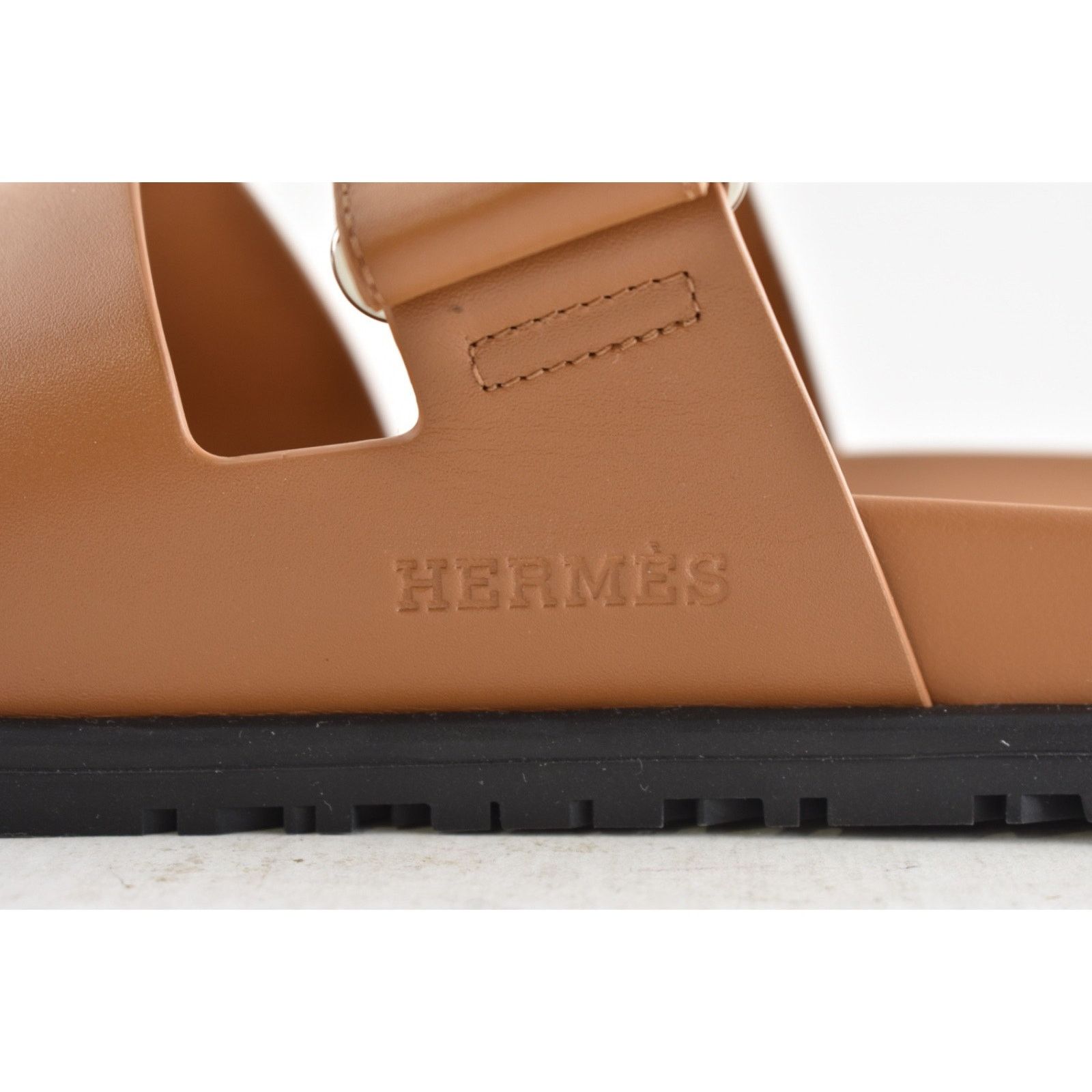 Hermes Hermes Chypre Sandal Mens Naturel Leather H Logo Flat 45 12 Size US 12 / EU 45 - 10 Thumbnail