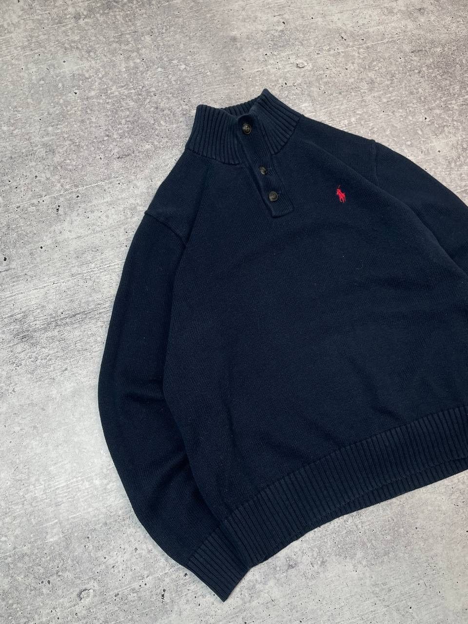 Polo Ralph Lauren Vintage Polo Ralph Lauren Button Knit Sweater Y2K Size US L / EU 52-54 / 3 - 2 Thumbnail