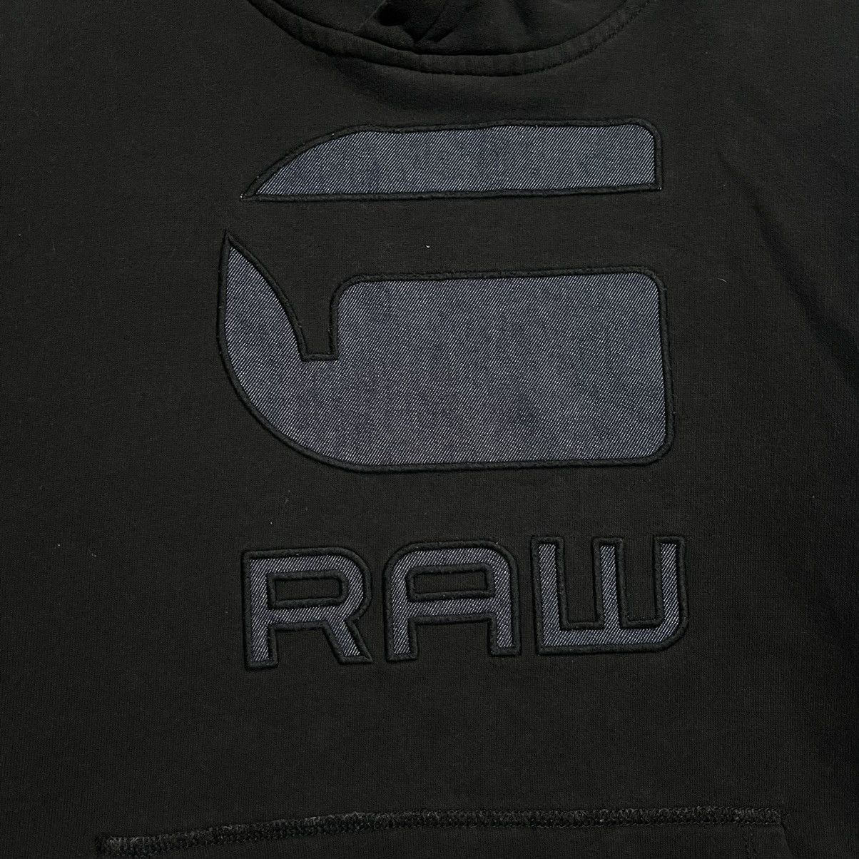 G-Star G-Star RAW Black Hoodie with Denim Sleeves – Size L Size US L / EU 52-54 / 3 - 2 Thumbnail