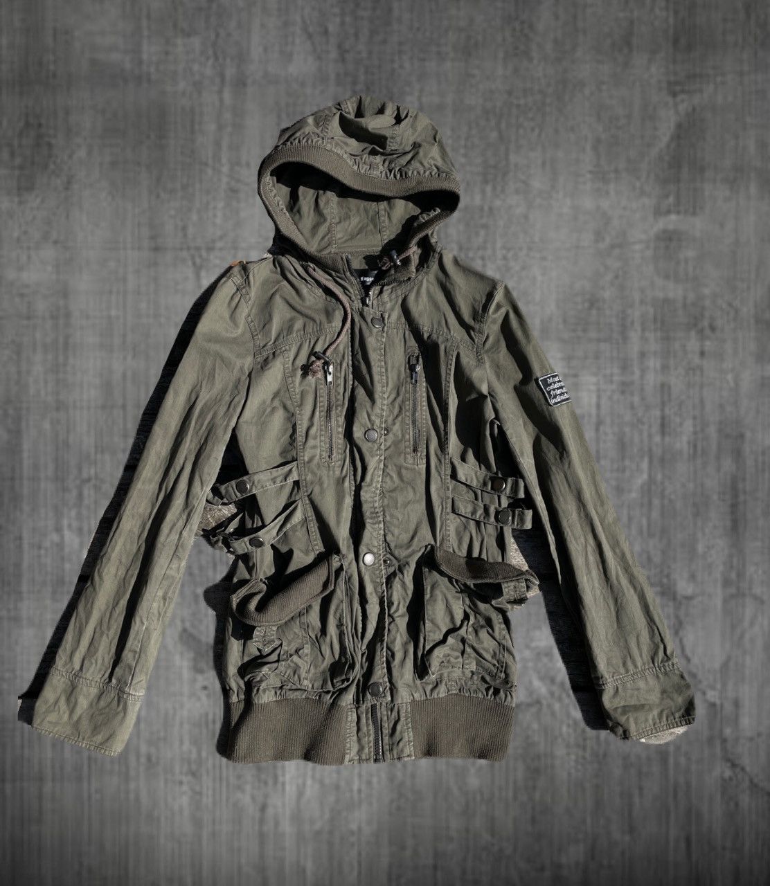 If Six Was Nine 2000s Japanese archive Vkei Multi Gimmic Military Jacket Size US S / EU 44-46 / 1 - 1 Thumbnail