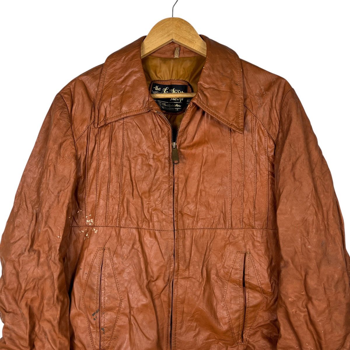 The Leather Shop Vintage The Leather Shop Sears Leather Jacket Size US L / EU 52-54 / 3 - 2 Thumbnail