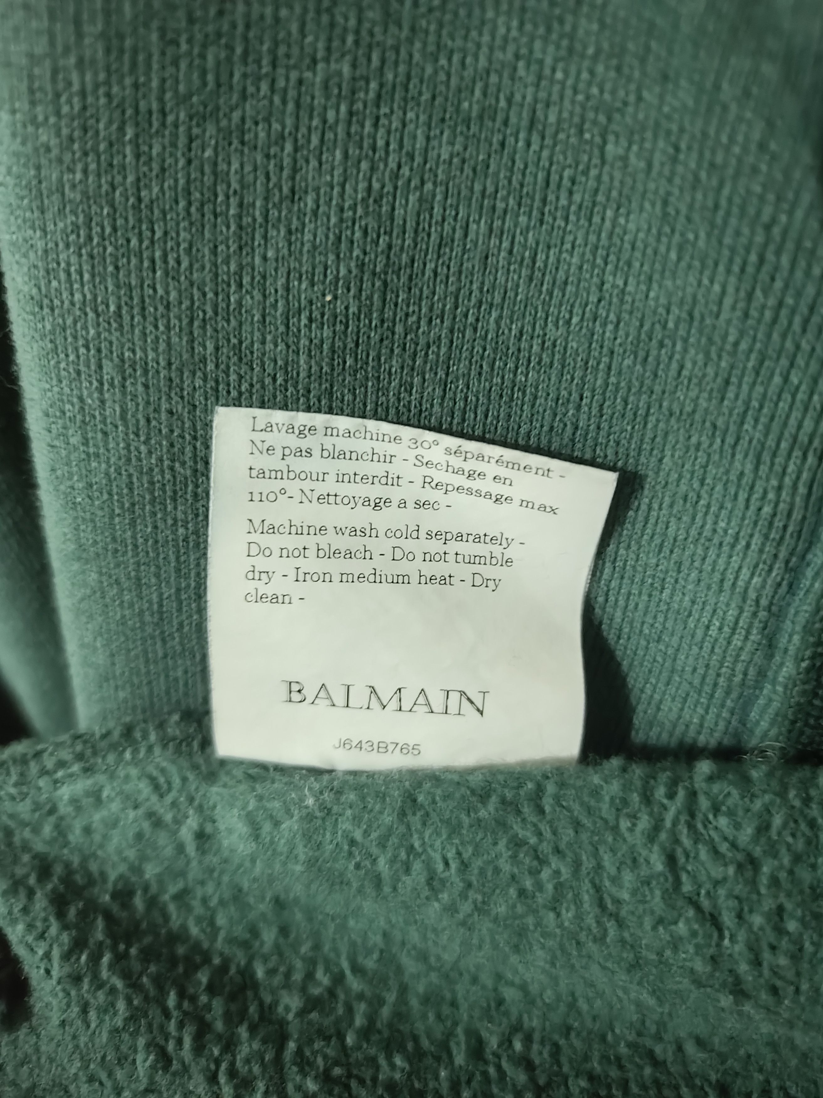 Balmain Balmain By Decarnin Archive SS10 Crest Zip Hoodie Size US L / EU 52-54 / 3 - 9 Thumbnail