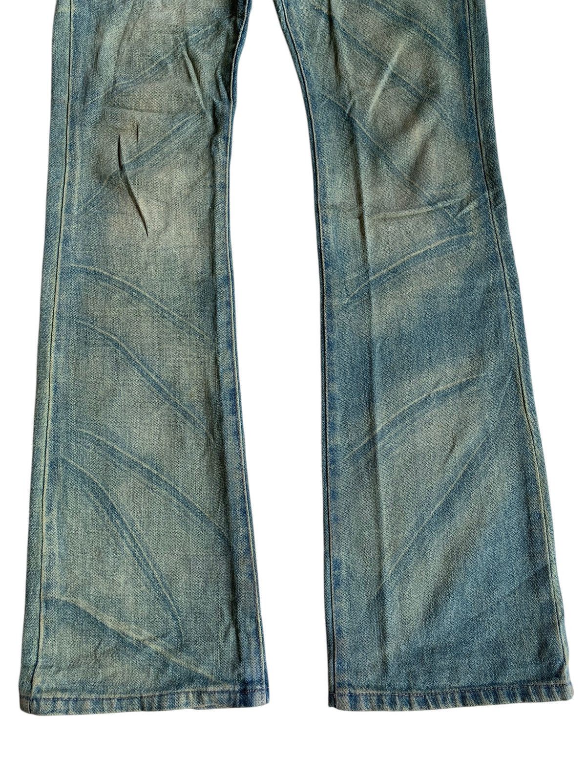 Kapital FLARE💥JAPANESE PUNK STYLE UNKNOWN RUSTY DISTRESSED DENIM🎌☠️ Size US 30 / EU 46 - 17 Thumbnail