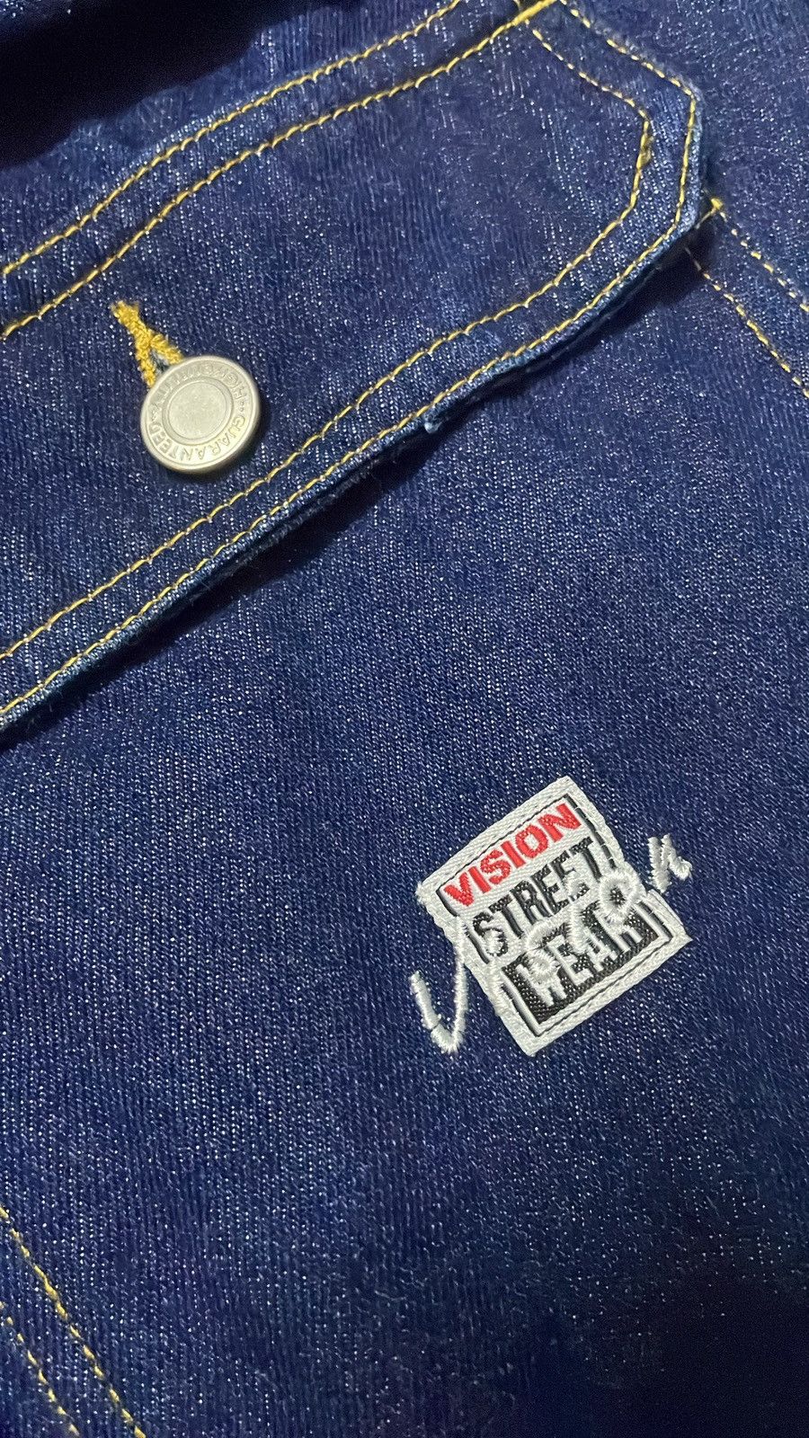Vintage × Vision Streetwear Vision Streetware Denim Jacket Size US L / EU 52-54 / 3 - 9 Thumbnail