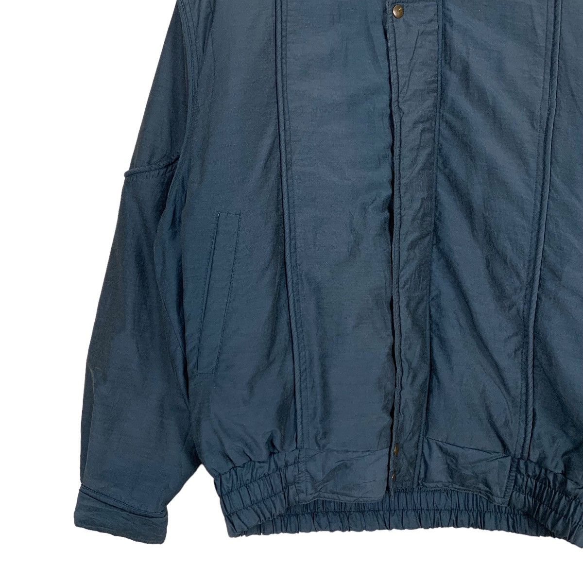 Japanese Brand LONE RICH Blue Parachute Bomber Jacket #1097-C50 Size US L / EU 52-54 / 3 - 3 Thumbnail