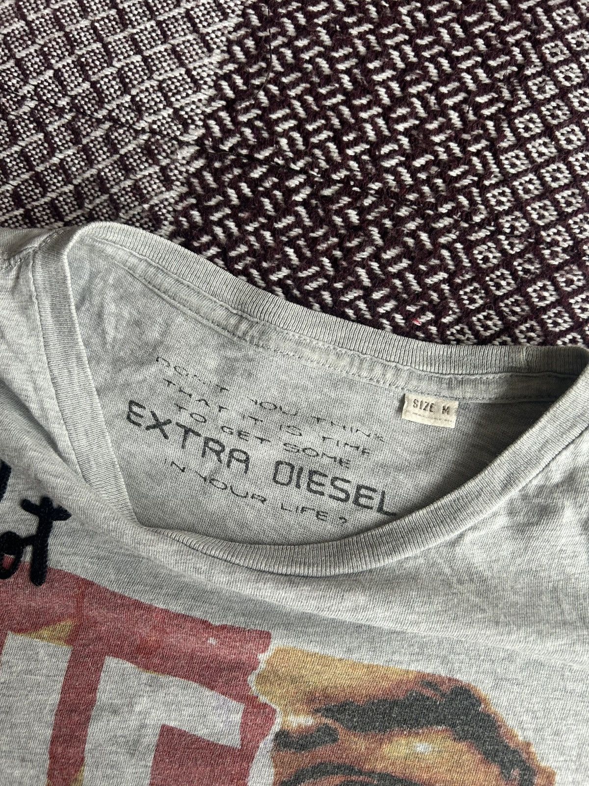 Diesel Vintage Extra Diesel Graphic Print T-shirt Streetwear Size M Size US M / EU 48-50 / 2 - 5 Thumbnail
