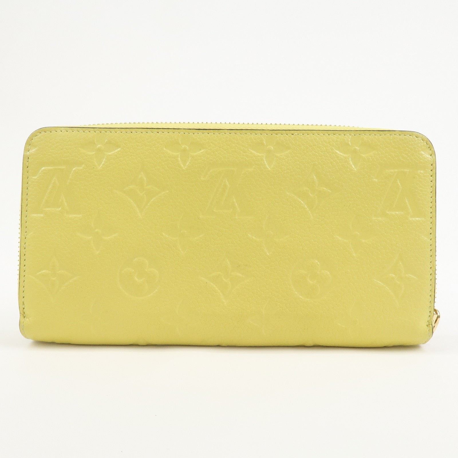 Louis Vuitton Louis Vuitton Monogram Zippy Wallet in Calfskin Yellow Size ONE SIZE - 2 Thumbnail