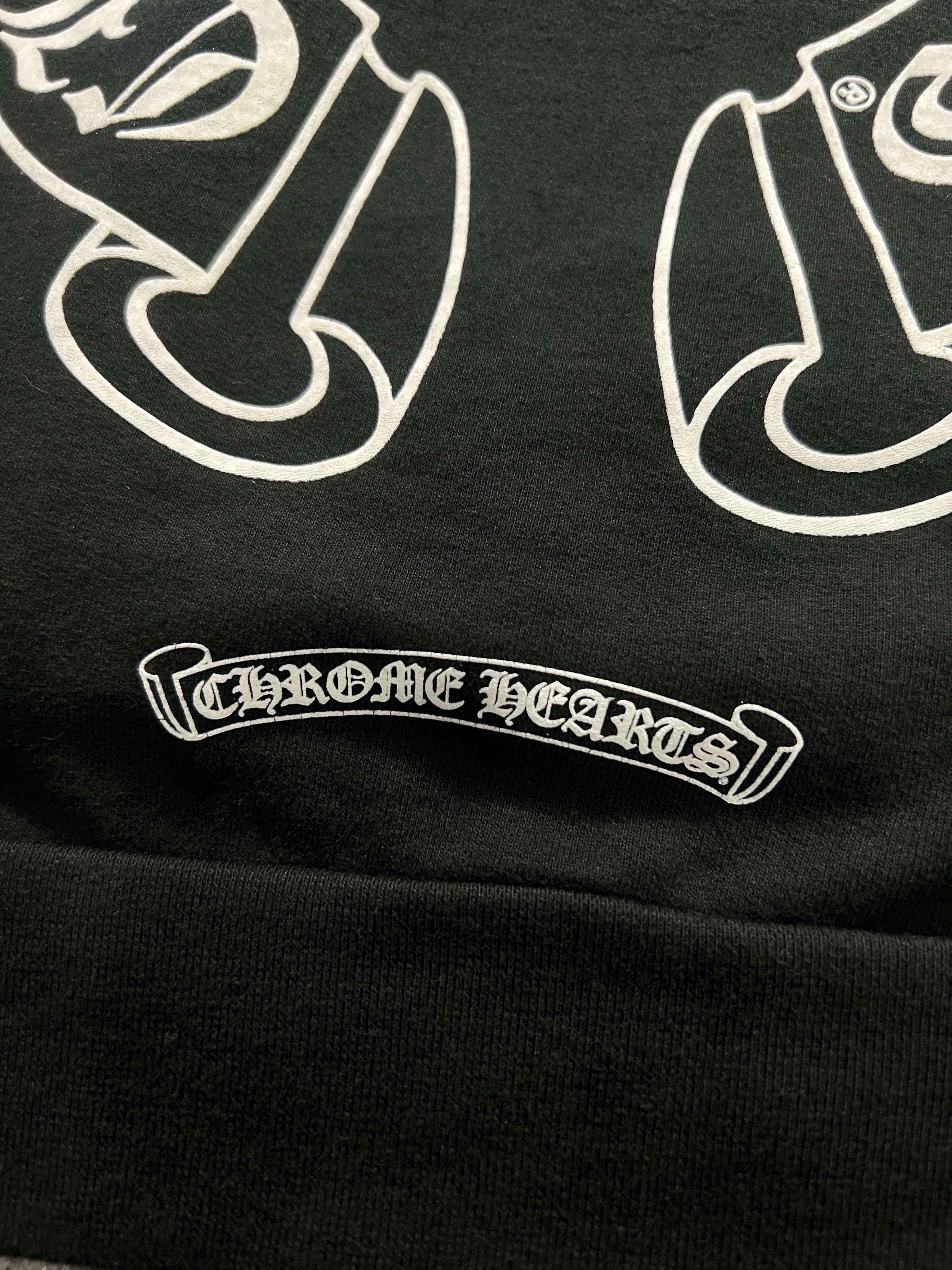 Chrome Hearts Chrome Hearts Horseshoe Logo Hoodie Black XL USA Size US XL / EU 56 / 4 - 3 Thumbnail