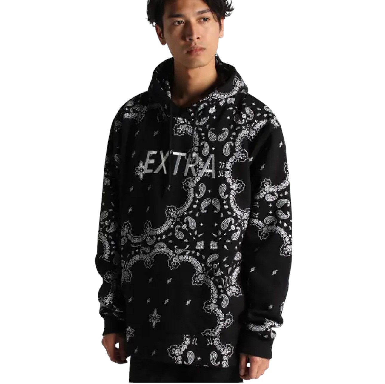 Browny extra presley bandana pullover hoodie