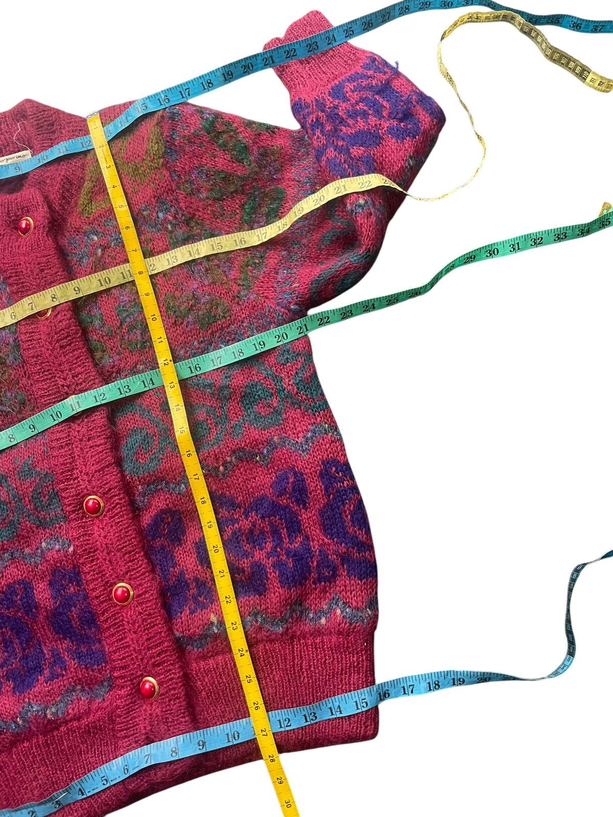 Japanese Brand Vintage Mohair Tempu Purimo Jacket Size M / US 6-8 / IT 42-44 - 11 Thumbnail