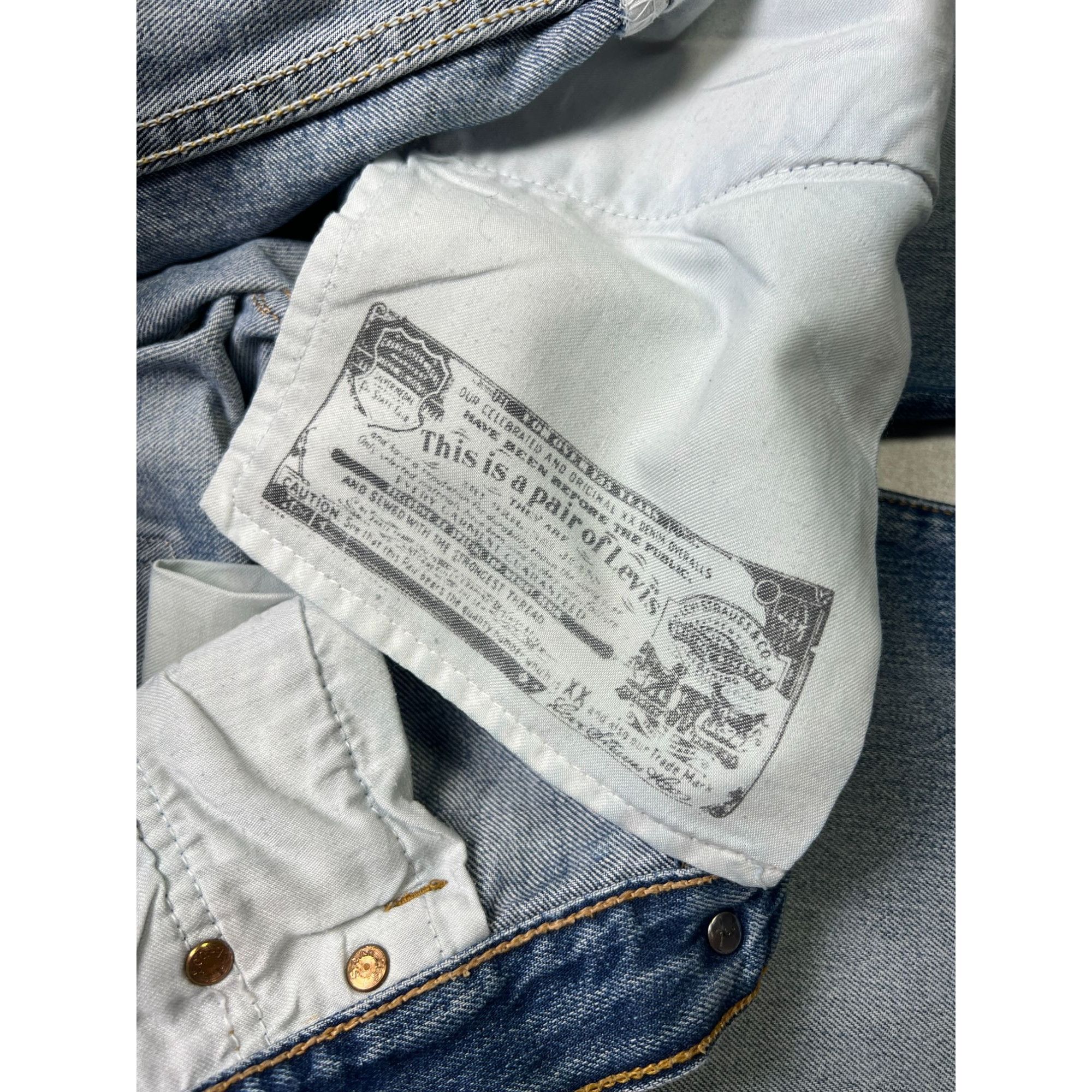 Levi's Levi’s 501 Distressed Denim Jeans Pants (Y1061) Size US 32 / EU 48 - 9 Thumbnail