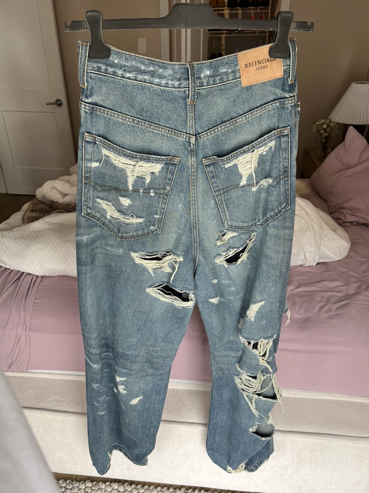 Balenciaga Balenciaga Fall 22 Destroyed Denim Size US 30 / EU 46 - 3 Thumbnail