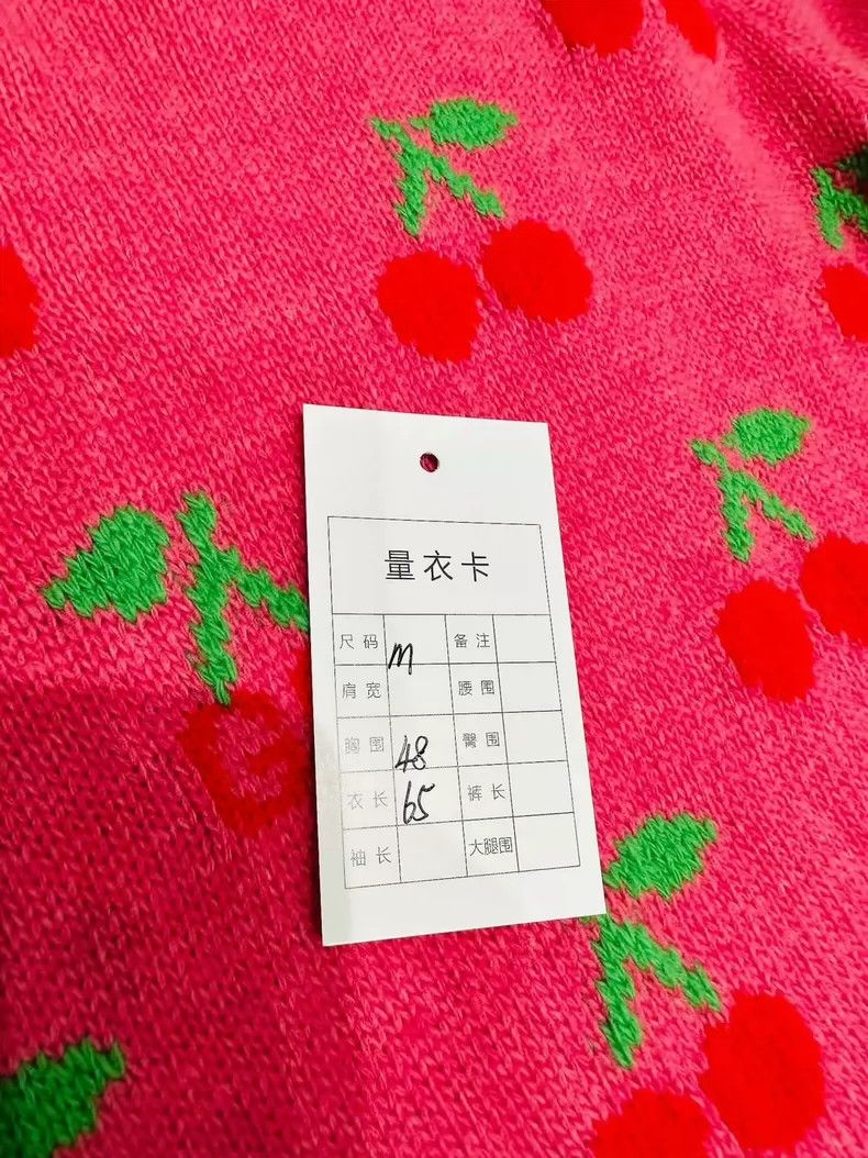Gucci Gucci Cherry pattern knitted sweater 2501-Nextarrow Size US M / EU 48-50 / 2 - 6 Thumbnail